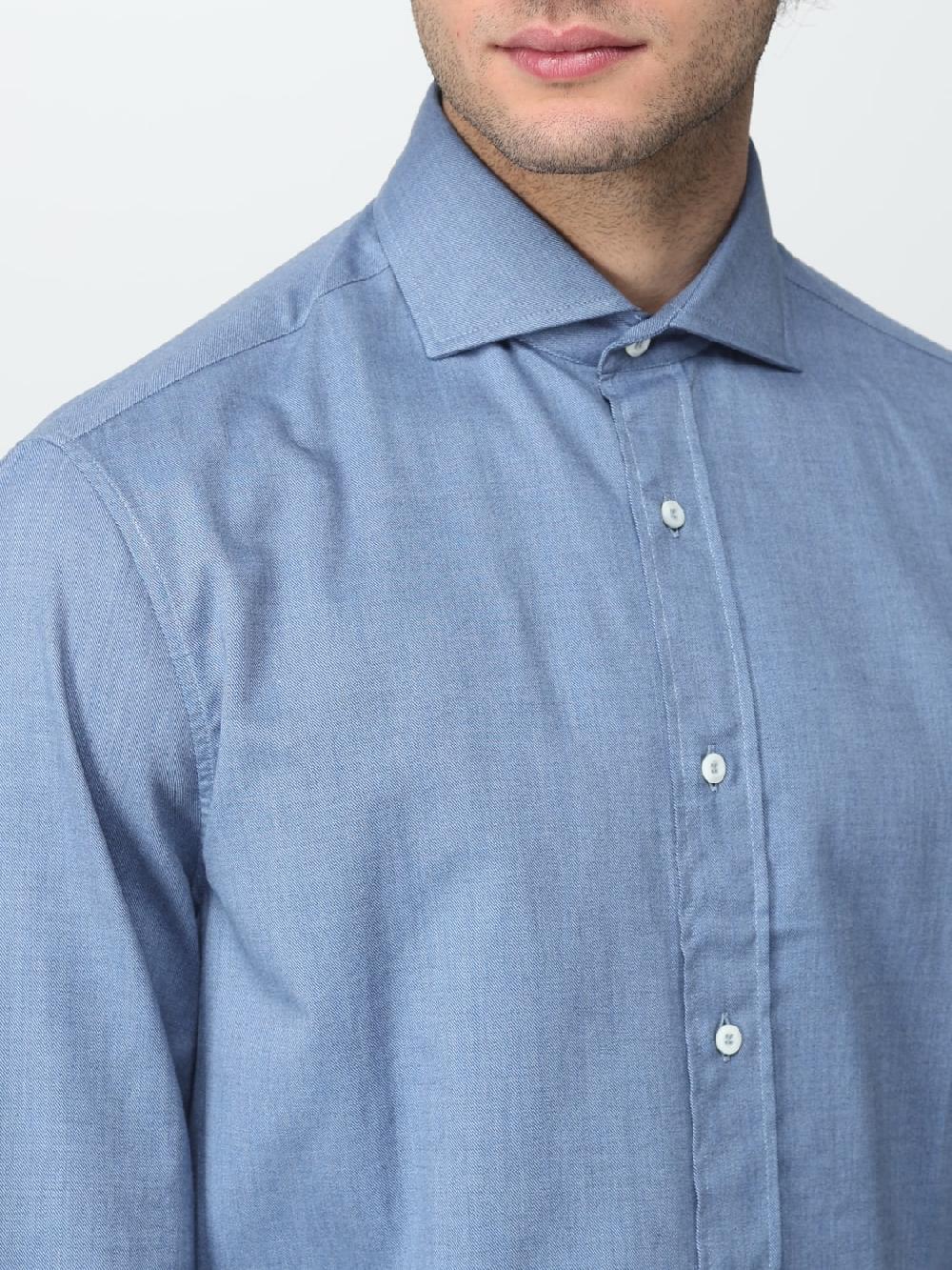 Giglio Camicia Brunello Cucinelli in cotone Smaltimento dello stoccaggio