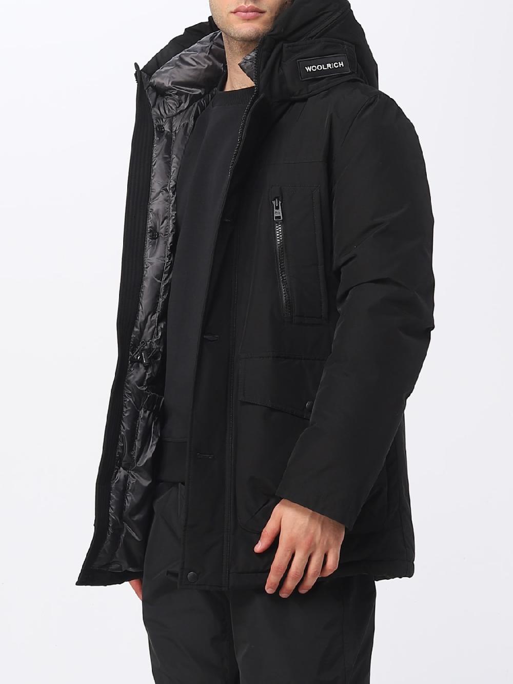 Giglio Giubbotto Woolrich in misto cotone Vendita calda