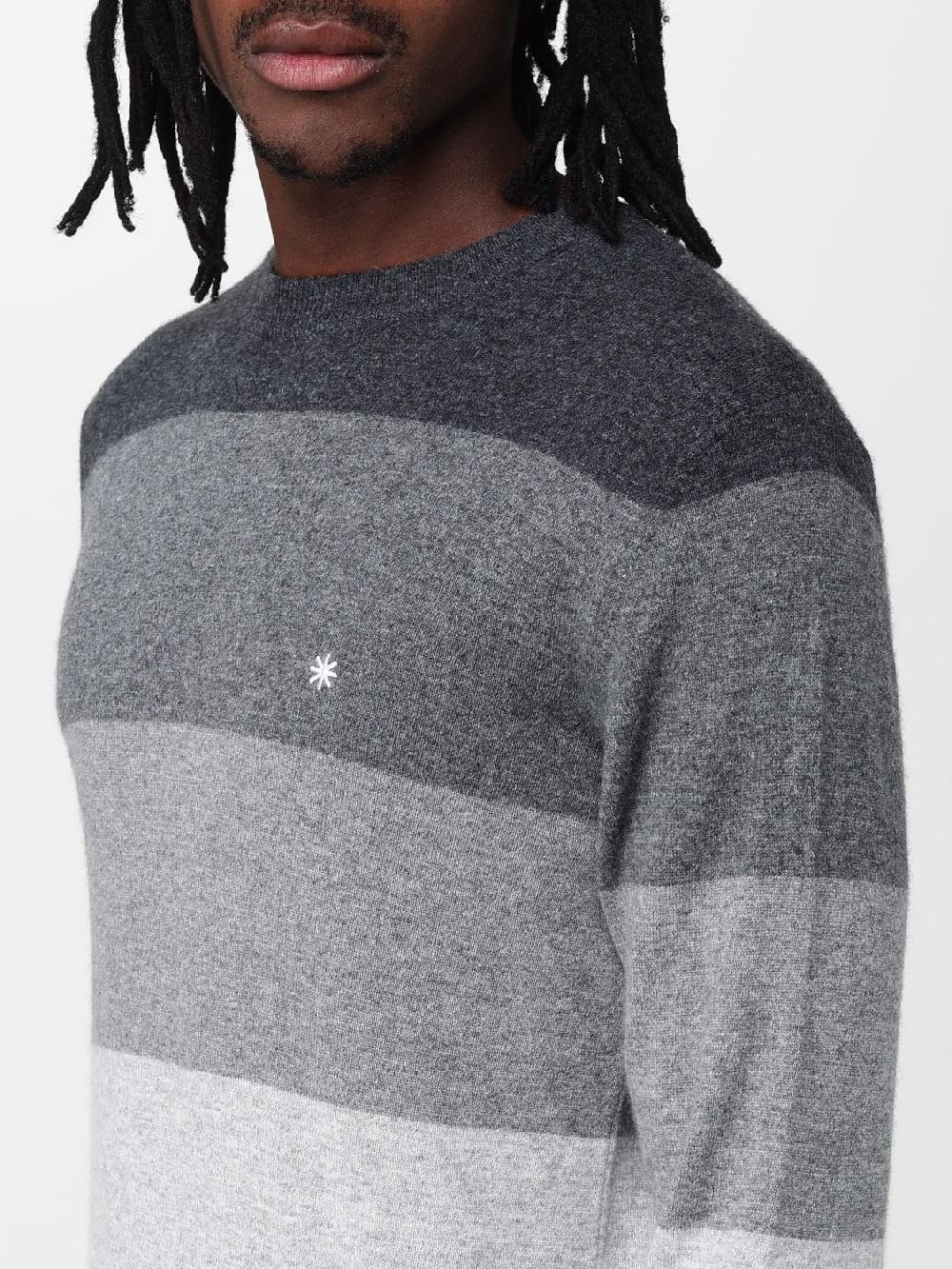 Giglio Pullover Manuel Ritz in misto lana jacquard Ultimo giorno