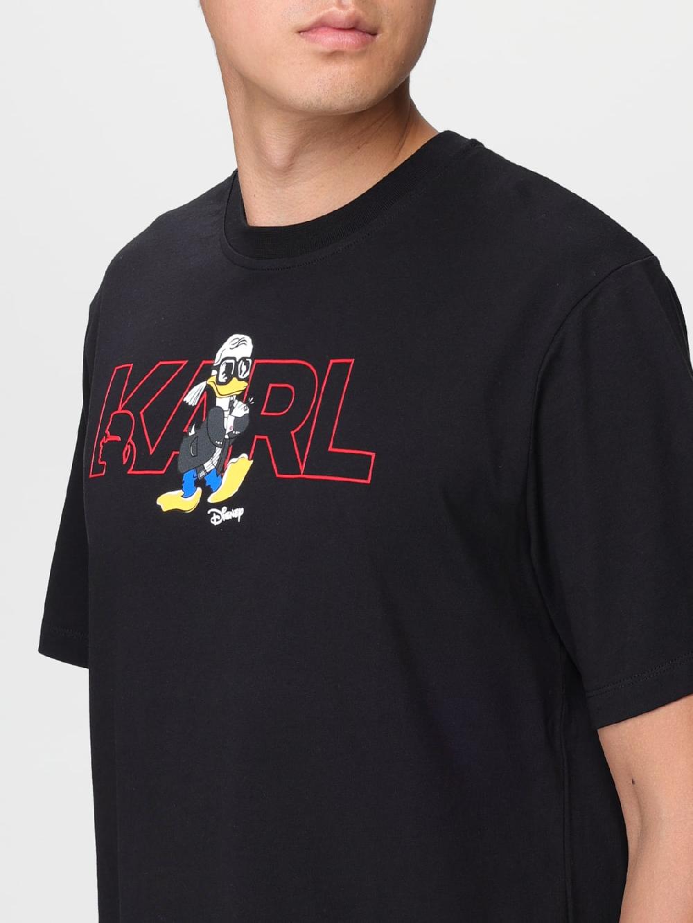 Giglio T-shirt Karl Lagerfeld con stampa Disney 50% di sconto con spedizione gratuita