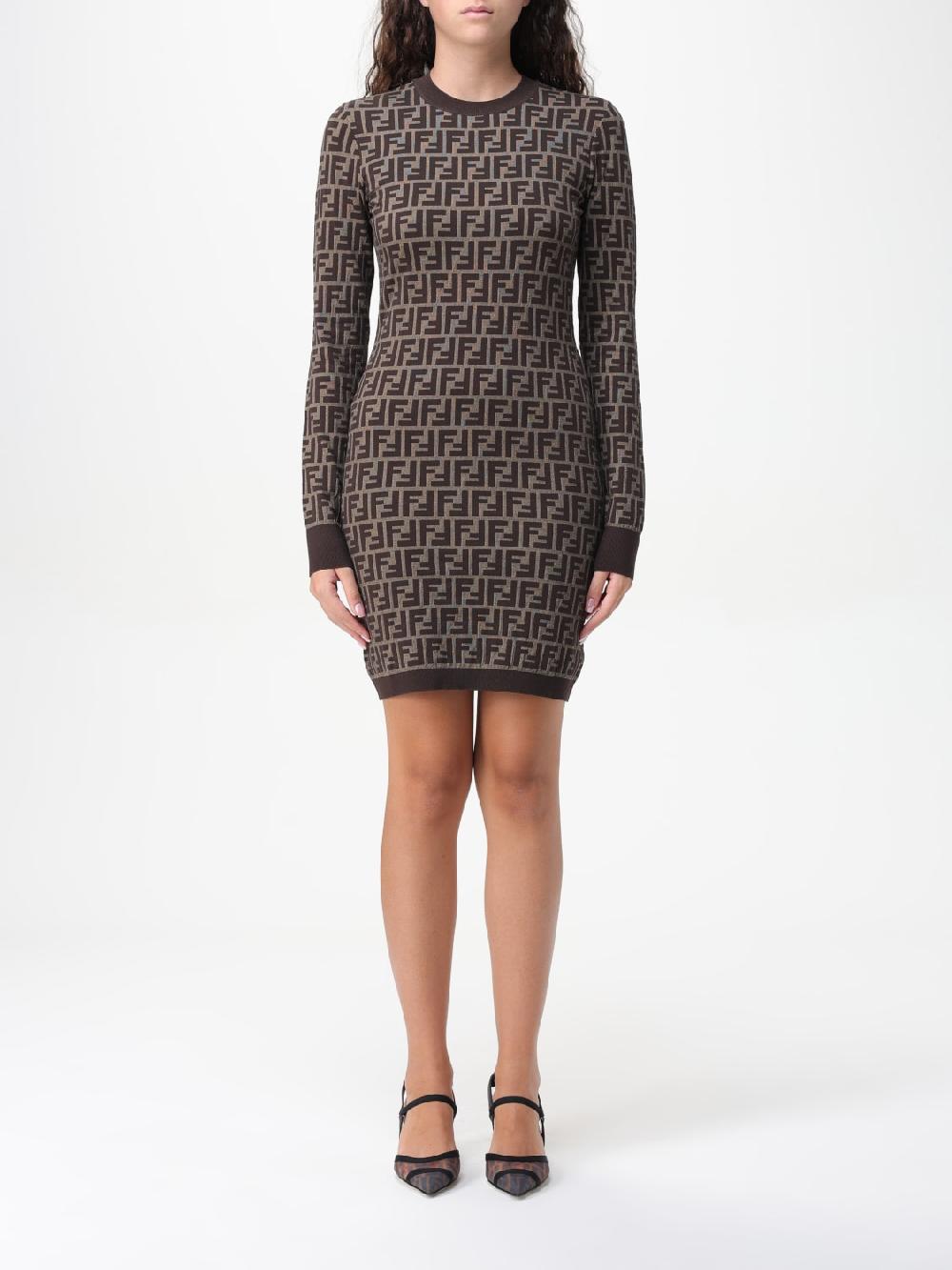 Giglio Abito FF Fendi in cotone Online Outlet