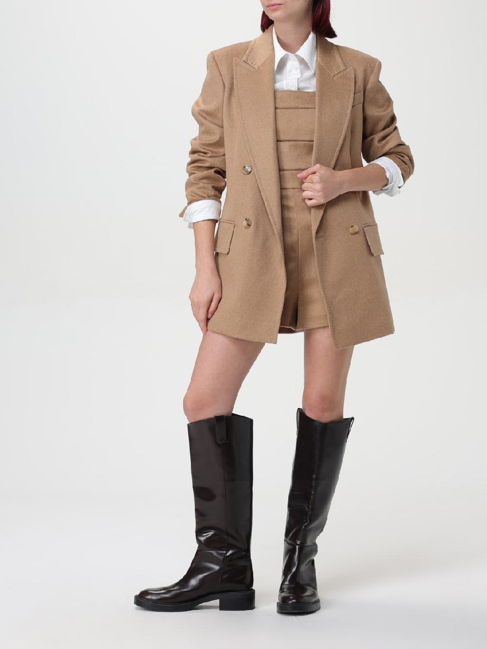 Giglio Blazer a doppiopetto Max Mara in lana di cammello Fino al 65% di sconto