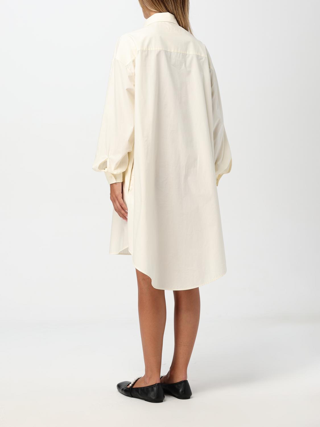 Giglio Abito chemisier MM6 Maison Margiela in cotone 50% di sconto con spedizione gratuita