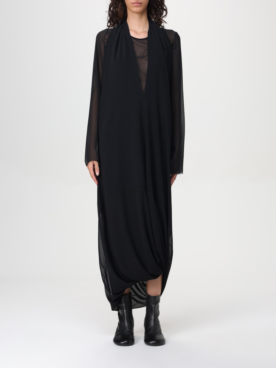 Giglio Abito drappeggiato Mm6 Maison Margiela Vendita