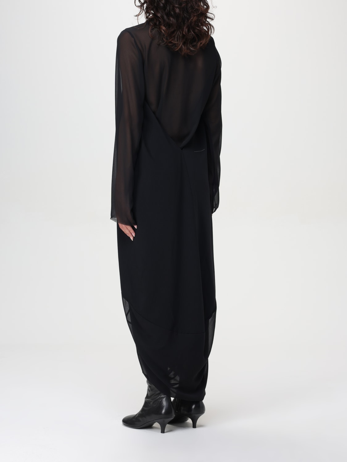 Giglio Abito drappeggiato Mm6 Maison Margiela Vendita