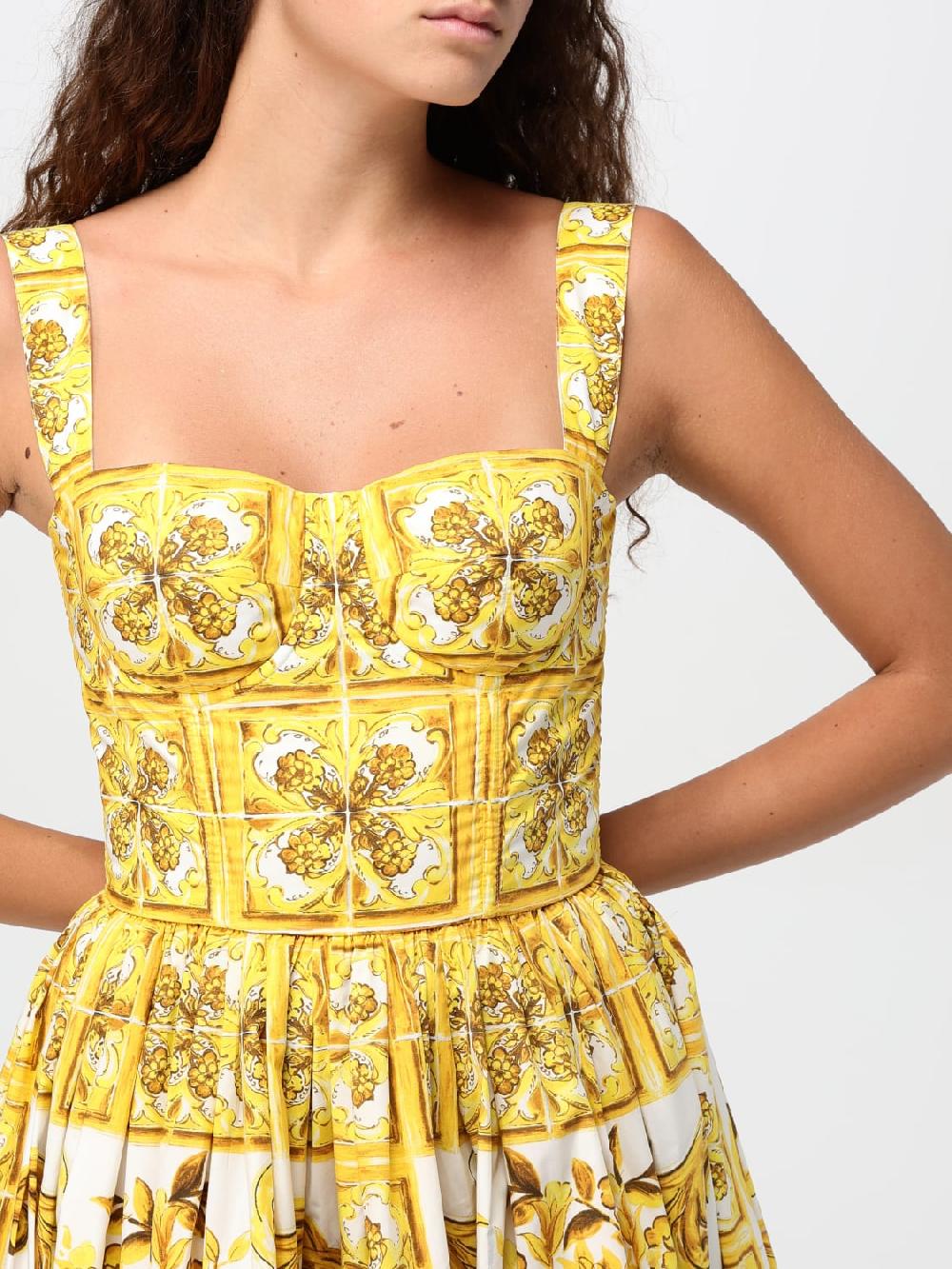 Giglio Abito Dolce & Gabbana in popeline stampato Affare Del Giorno