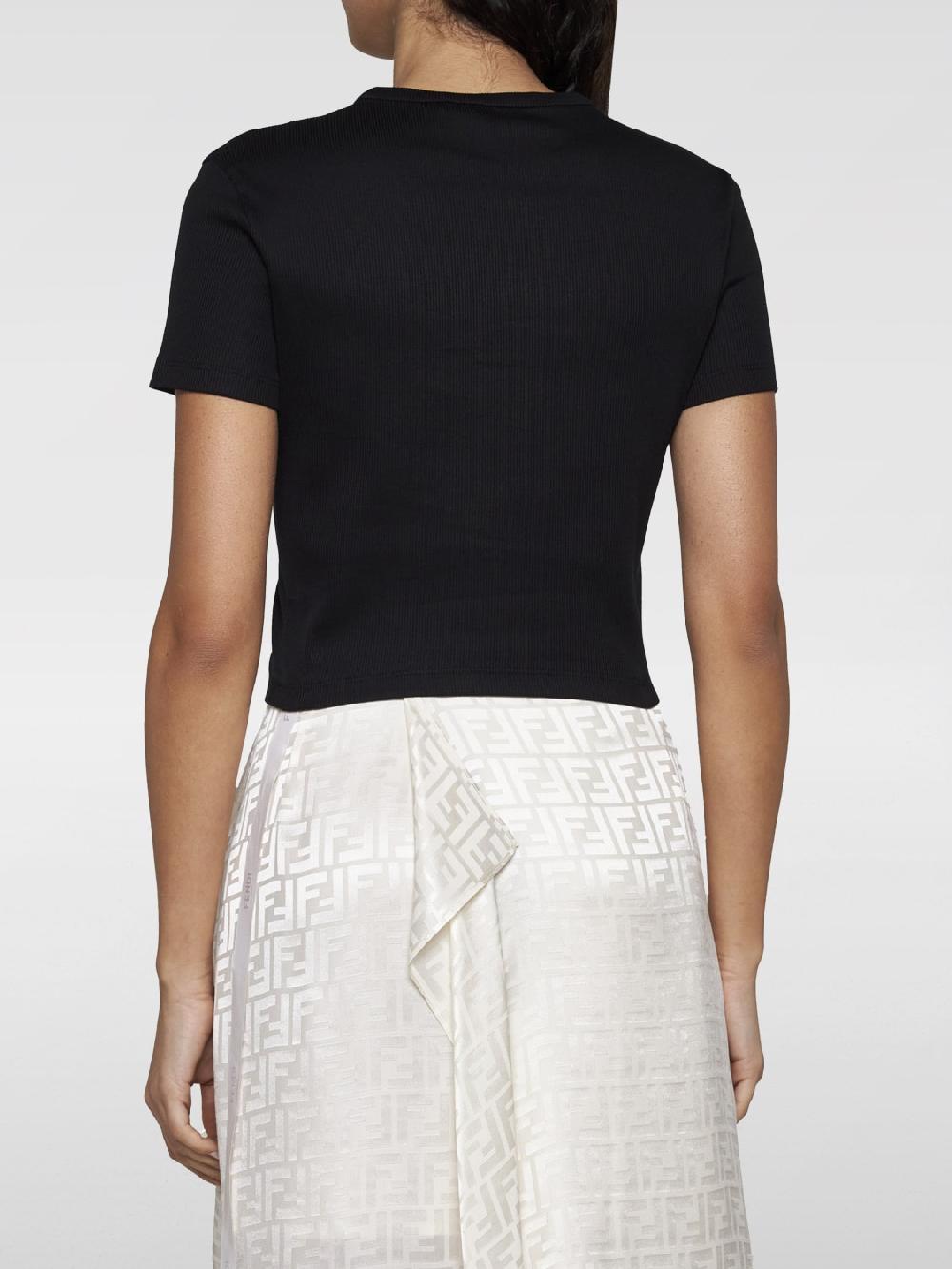 Giglio T-shirt Fendi in cotone stretch Offerta