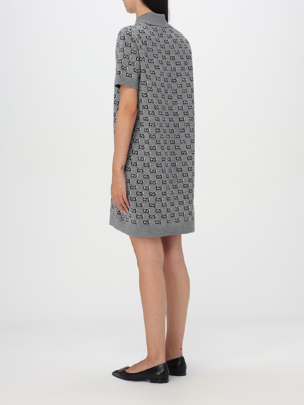 Giglio Abito Gucci in lana jacquard Saldi