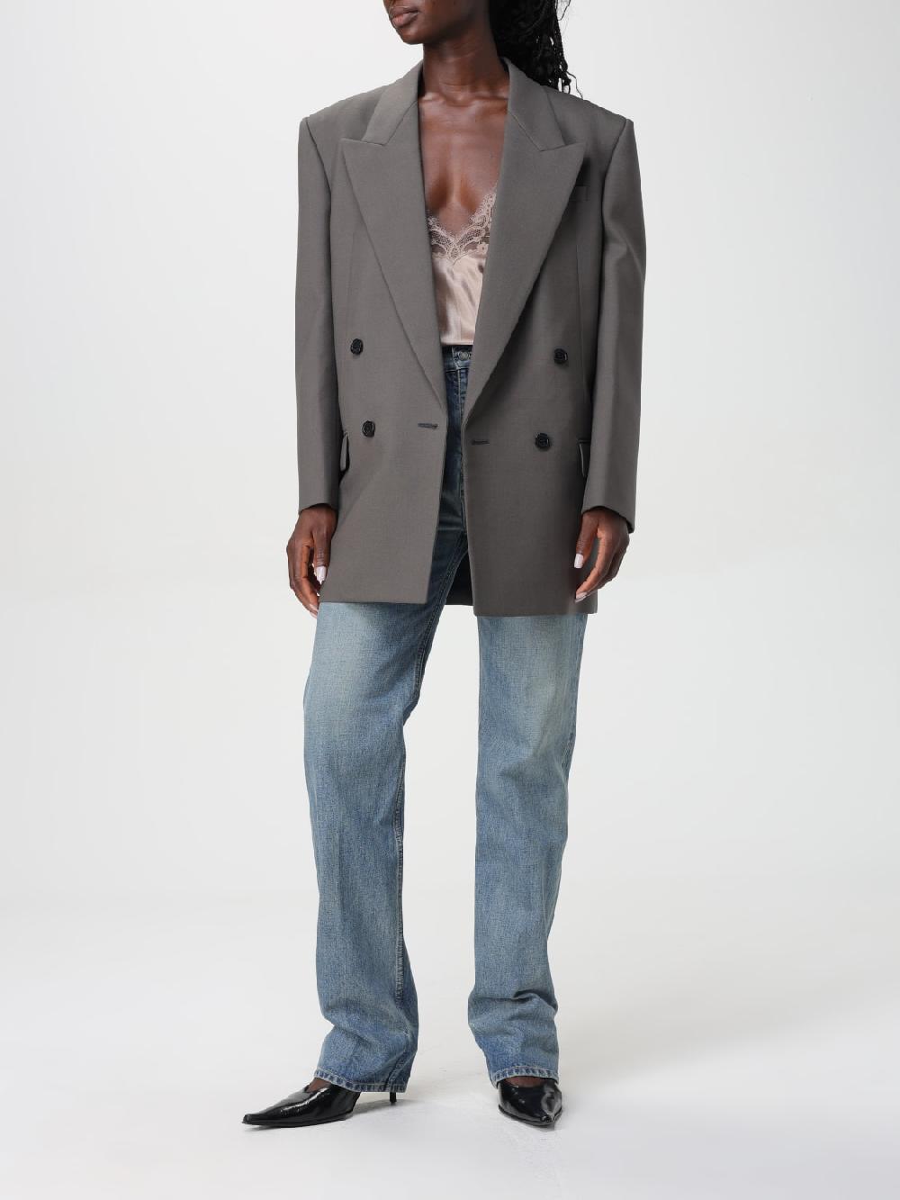 Giglio Top Saint Laurent in seta con pizzo Latest fashion