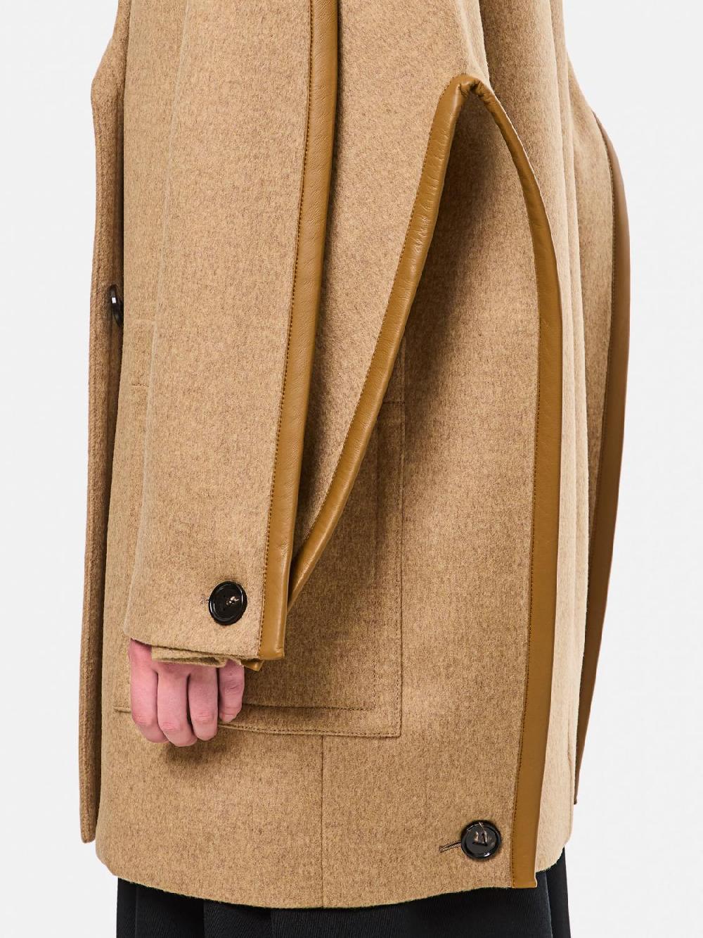 Giglio Cappotto doppiopetto Bottega Veneta in lana Offerta temporanea