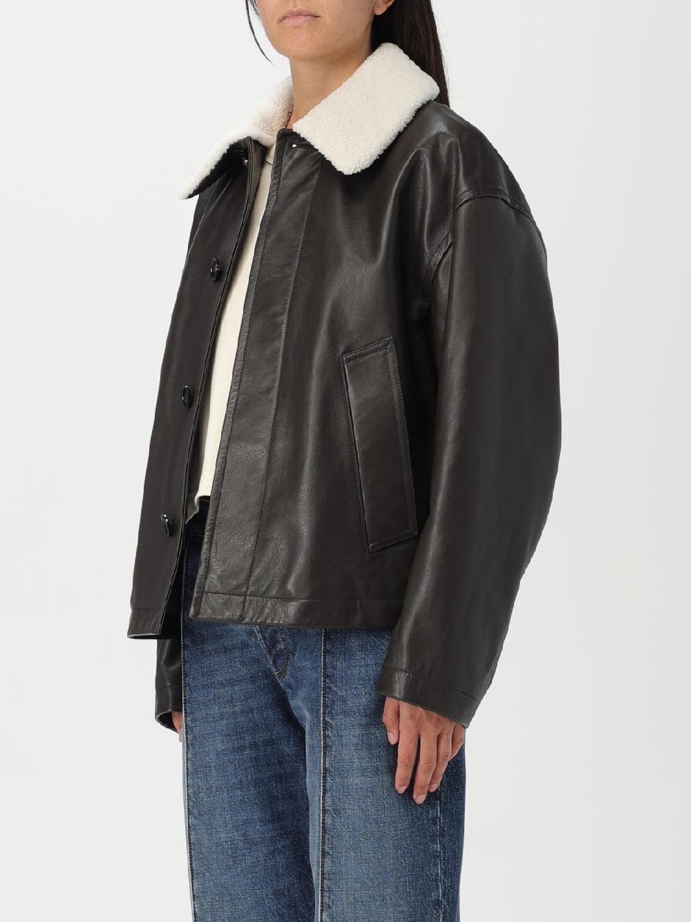 Giglio Giacca di pelle Bottega Veneta Lightning offer