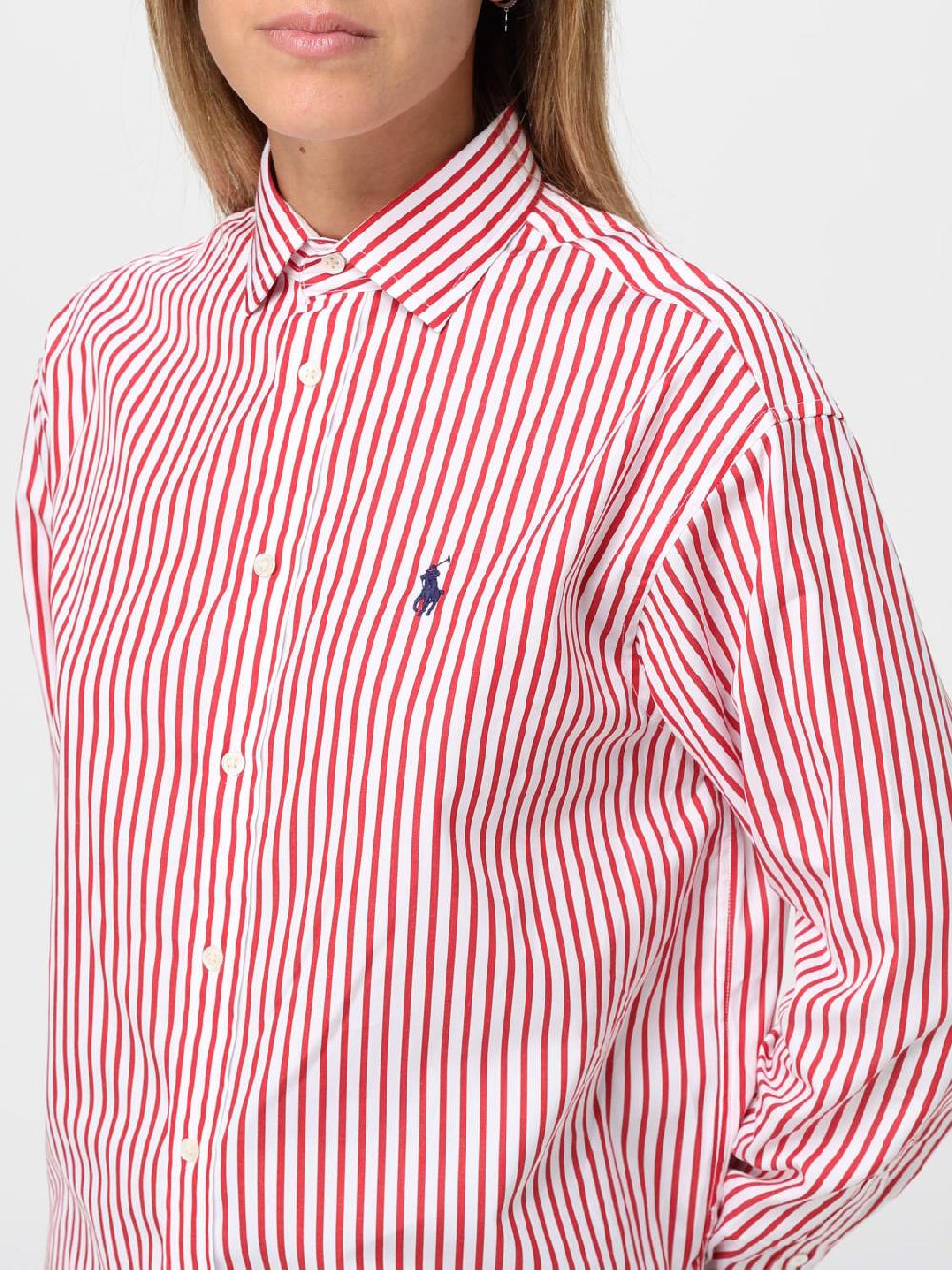 Giglio Camicia Polo Ralph Lauren in cotone a righe Bestseller
