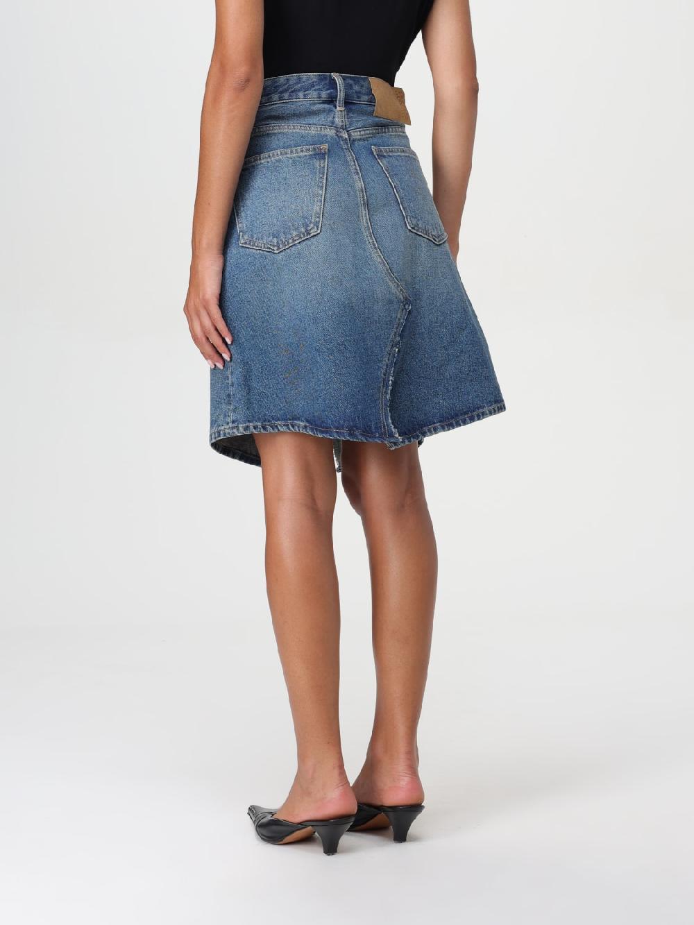 Giglio Gonna MM6 Maison Margiela in denim di cotone Offerte stagionali