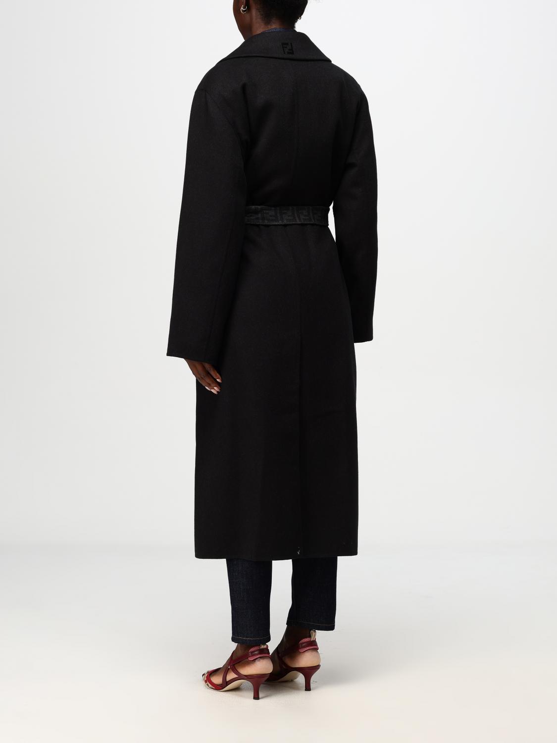 Giglio Cappotto Fendi in lana vergine Liquidazione