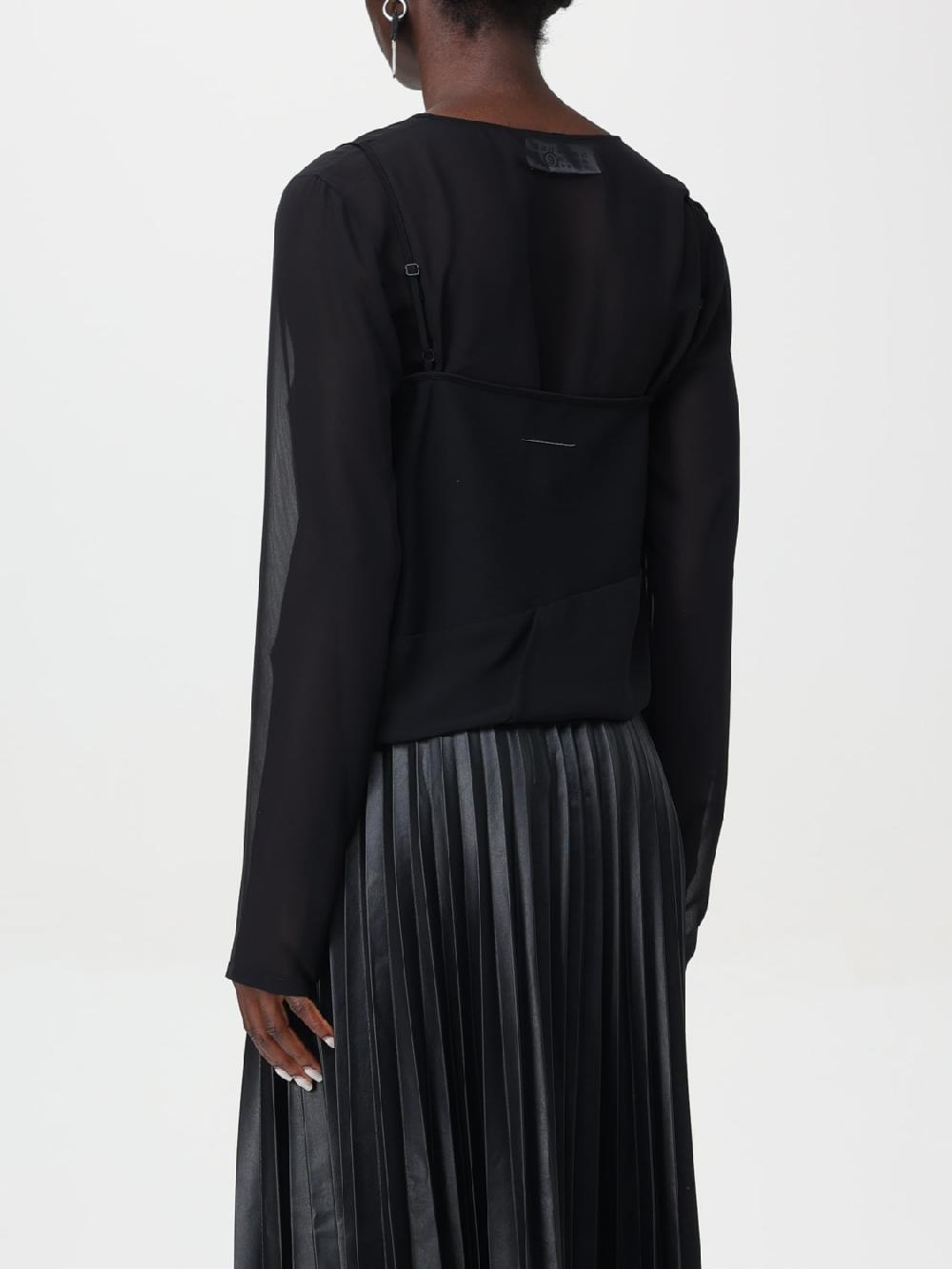 Giglio Blusa velata a strati Mm6 Maison Margiela Ritorno libero