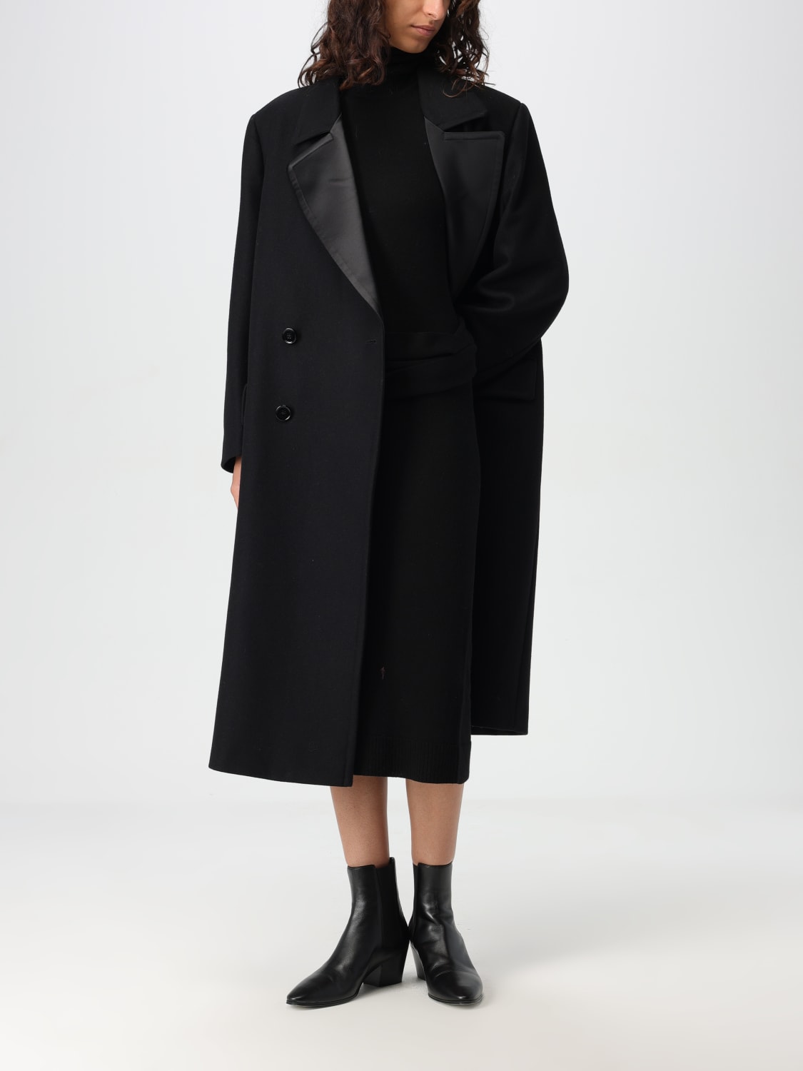 Giglio Cappotto a doppiopetto Mm6 Maison Margiela Super sconto