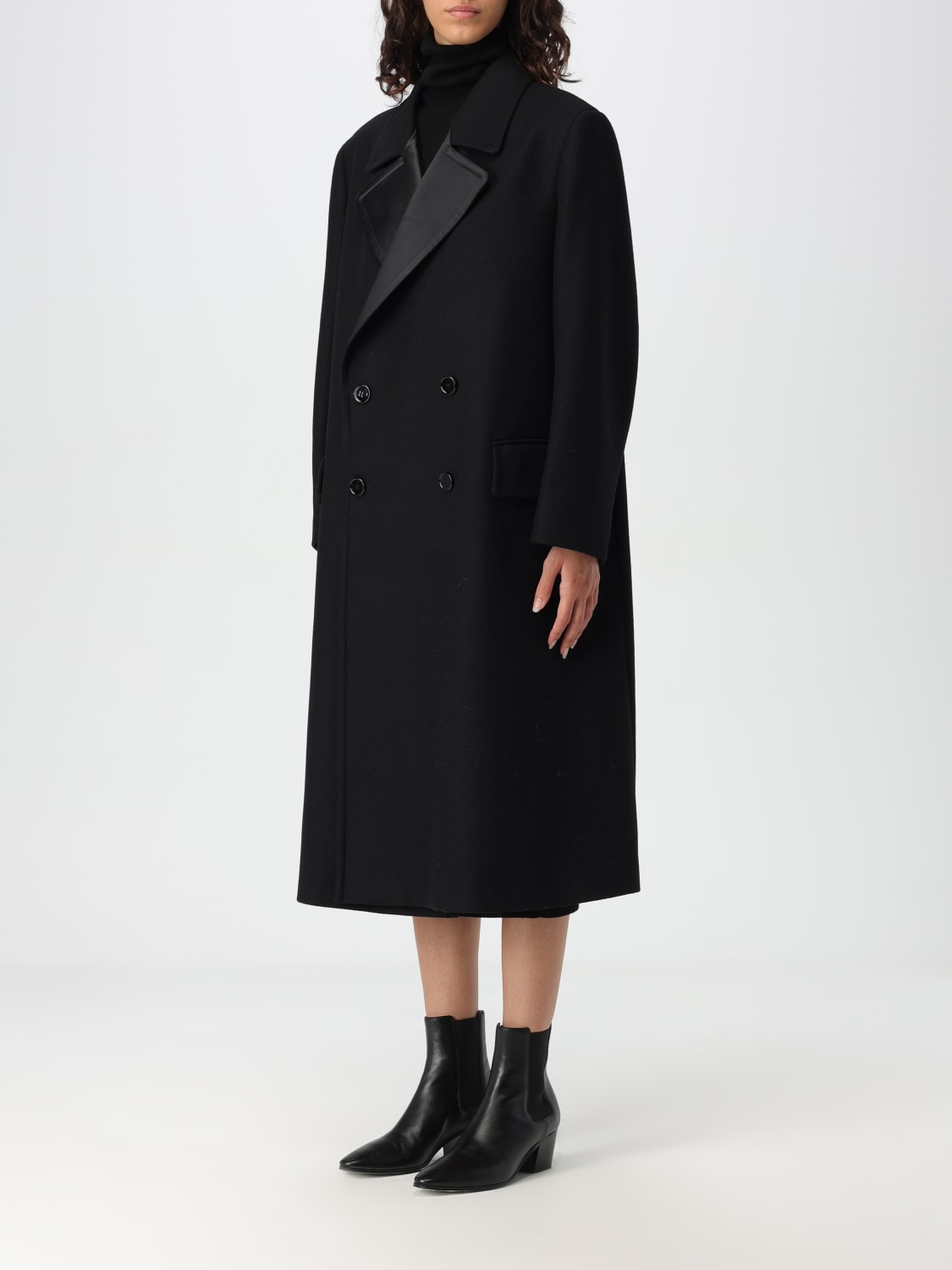 Giglio Cappotto a doppiopetto Mm6 Maison Margiela Super sconto