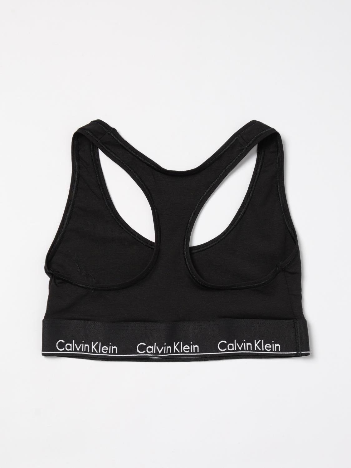 Giglio Brassiere Calvin Klein in cotone stretch con logo all over Trasporto libero internazionale