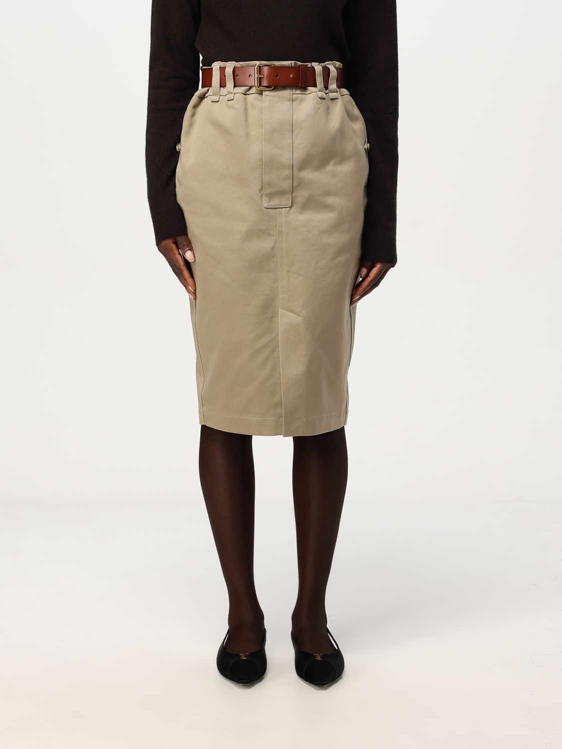Giglio Gonna Saint Laurent in gabardine Acquista Ora