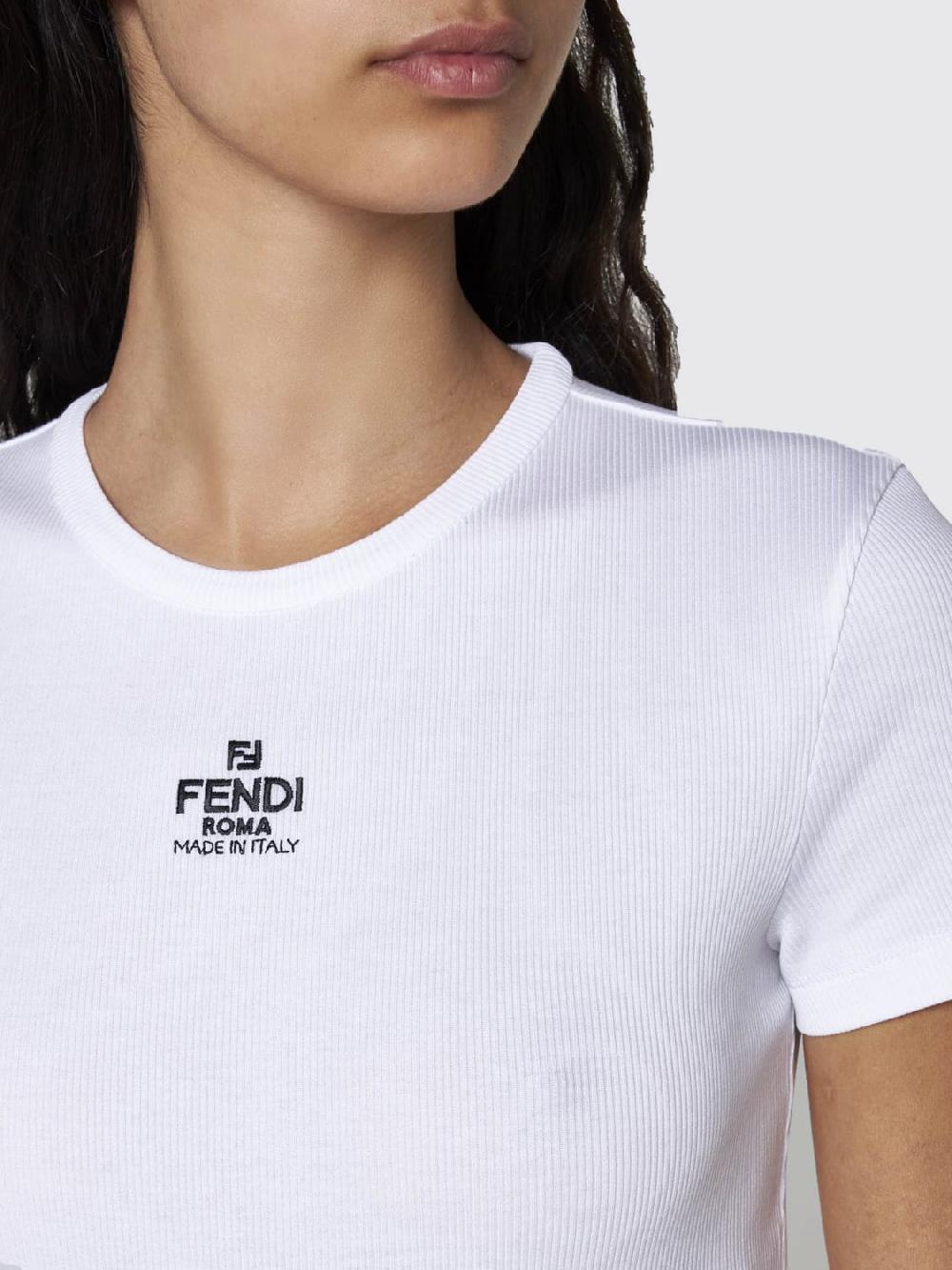 Giglio T-shirt Fendi in cotone stretch Convenienza