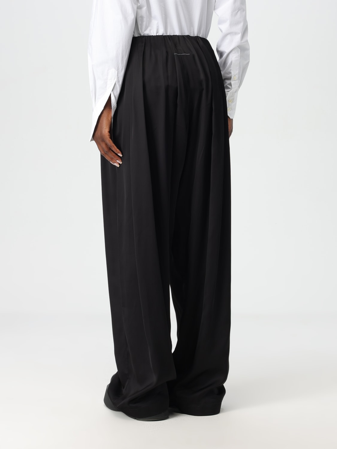 Giglio Pantalone MM6 Maison Margiela in viscosa Vendita Calda