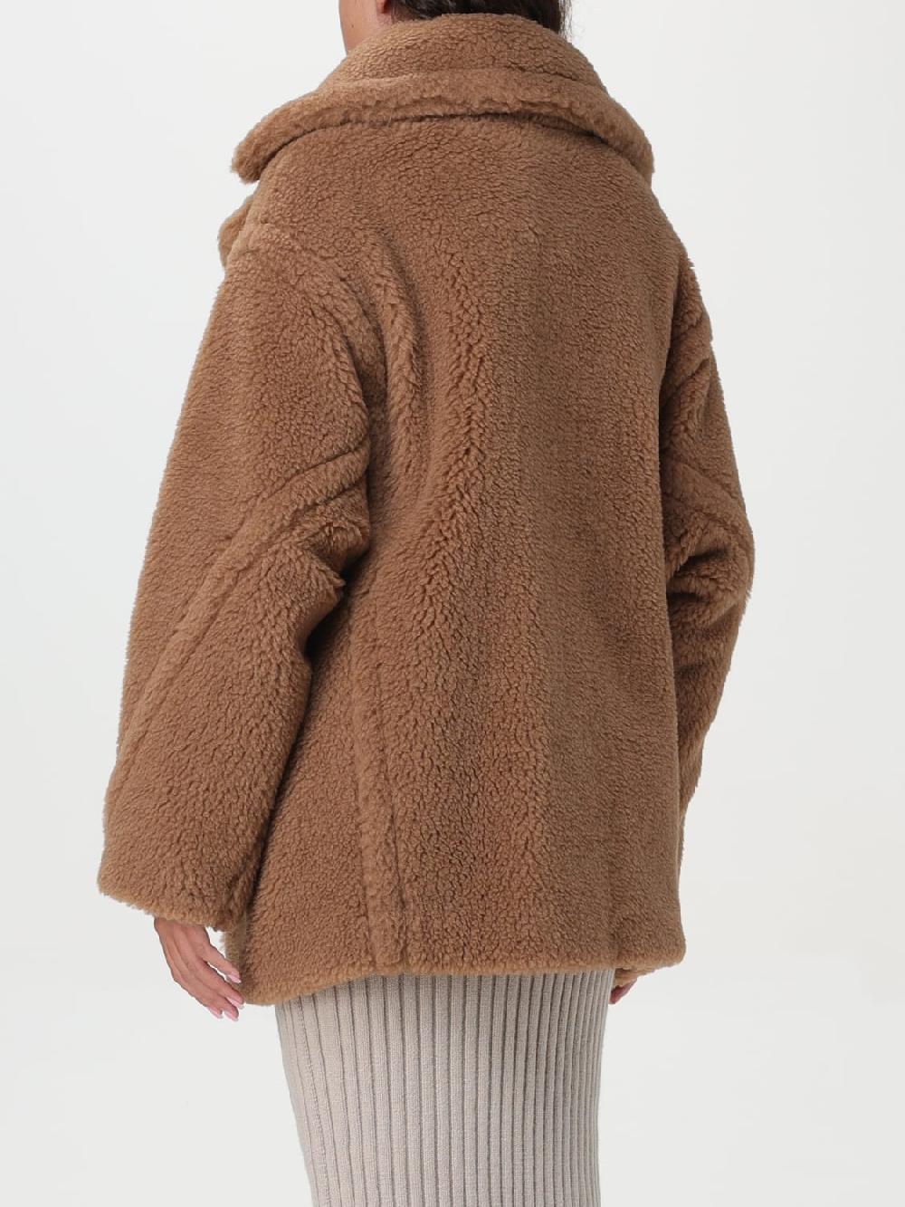 Giglio Cappotto Teddy Max Mara in lana di cammello Saldi Di Fabbrica