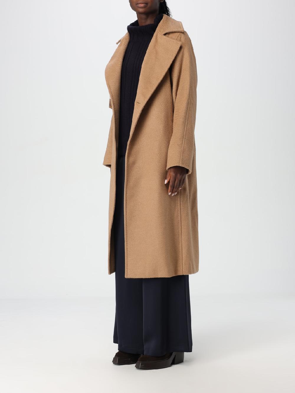 Giglio Cappotto Max Mara in lana di cammello Vendite stagionali