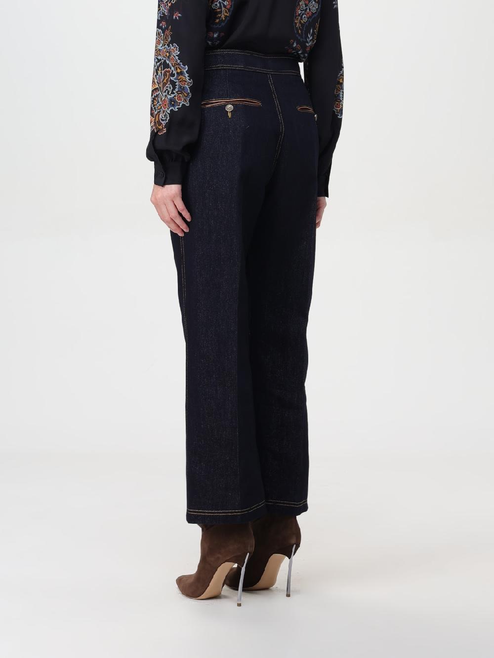Giglio Jeans Etro in denim di cotone Offerta per la Festa della Mamma