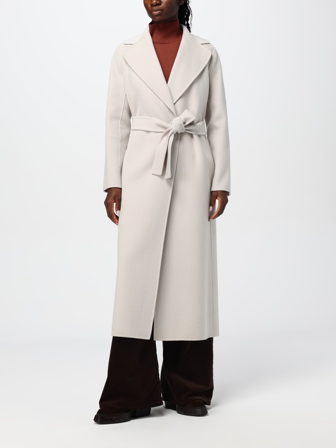 Giglio Cappotto 'S Max Mara in lana vergine Offerta Giorno del Papà