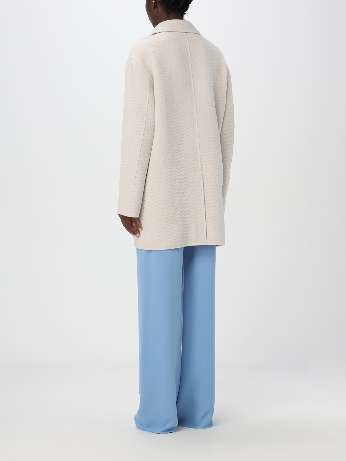 Giglio Cappotto a doppiopetto Emporio Armani in misto lana Latest fashion
