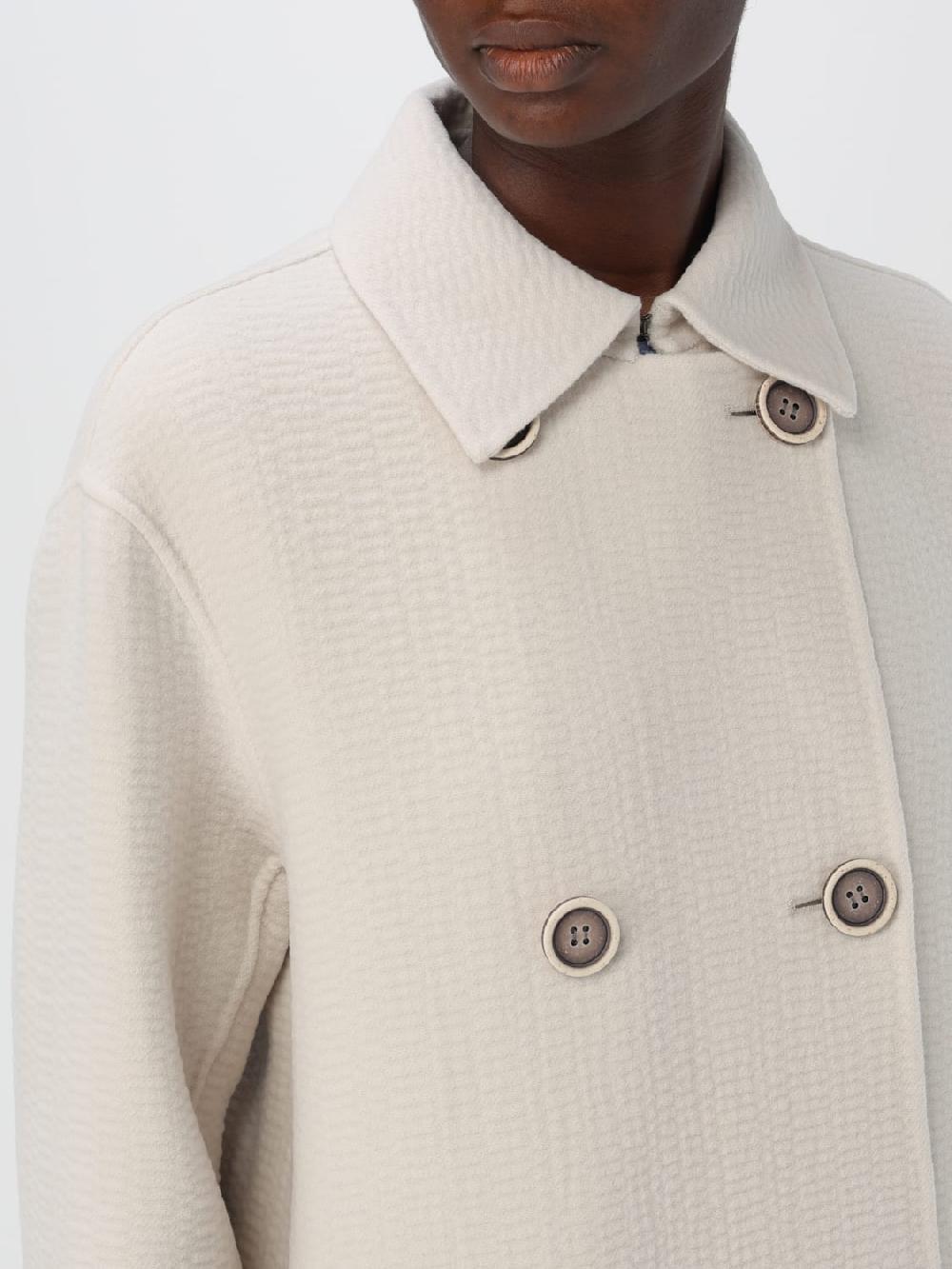 Giglio Cappotto a doppiopetto Emporio Armani in misto lana Latest fashion