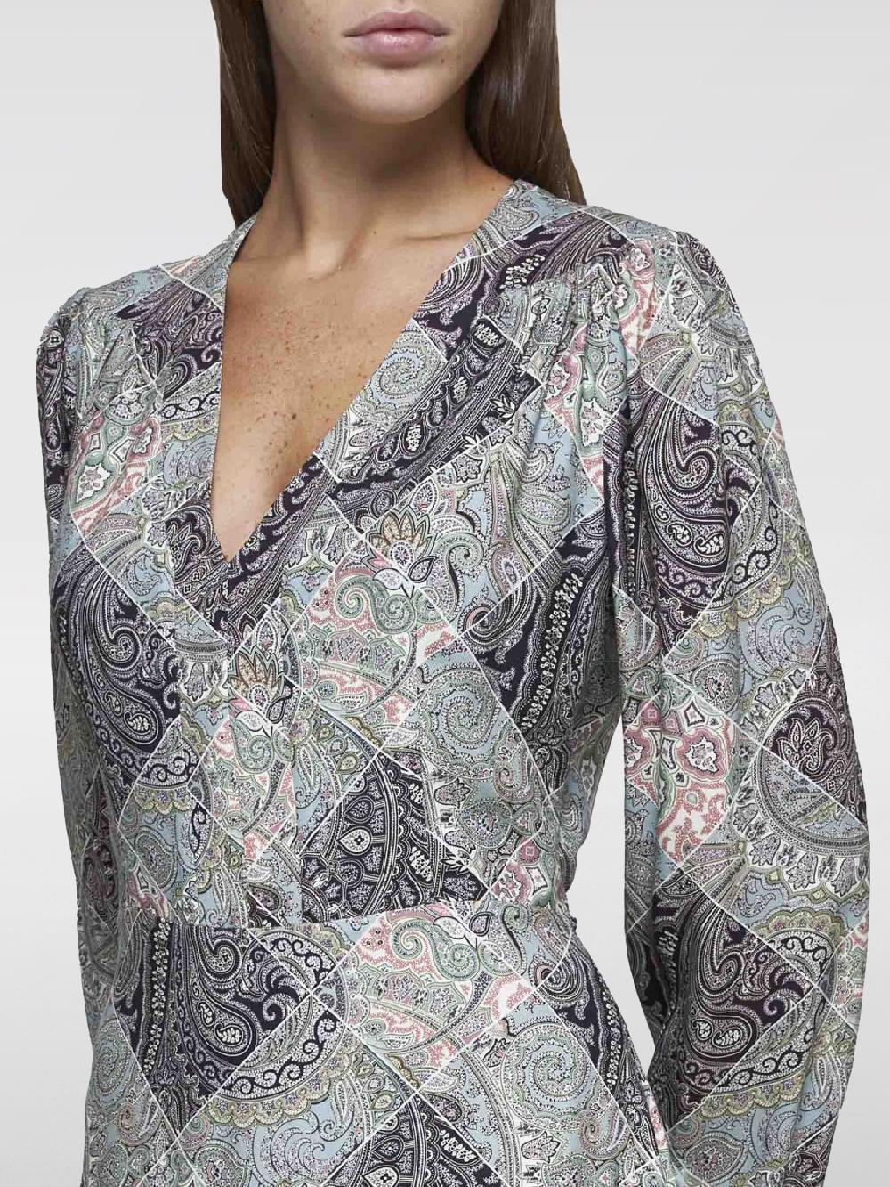 Giglio Abito Etro in viscosa con stampa Paisley Fino al 50% di sconto