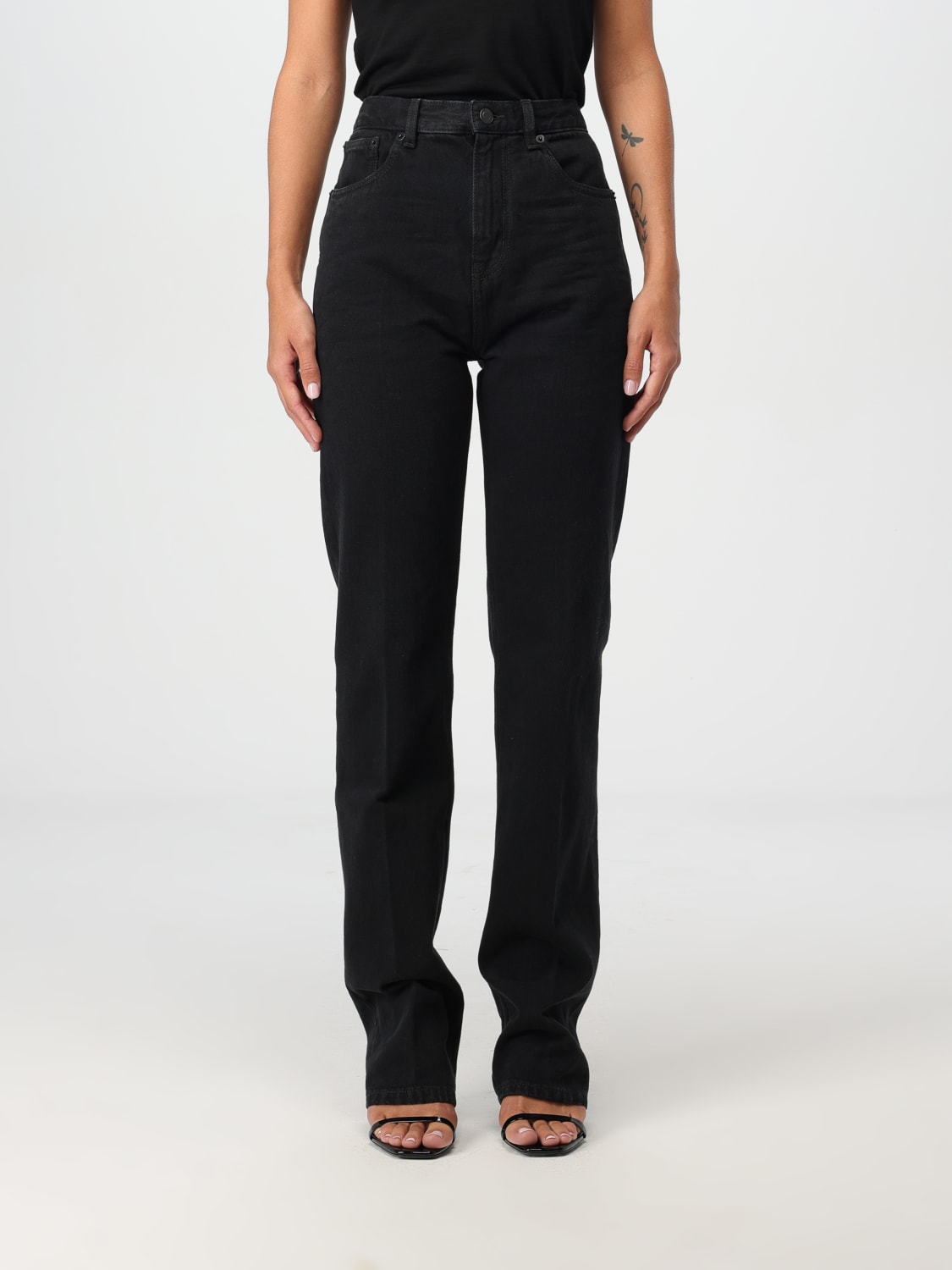 Giglio Jeans Saint Laurent in denim di cotone Online Outlet