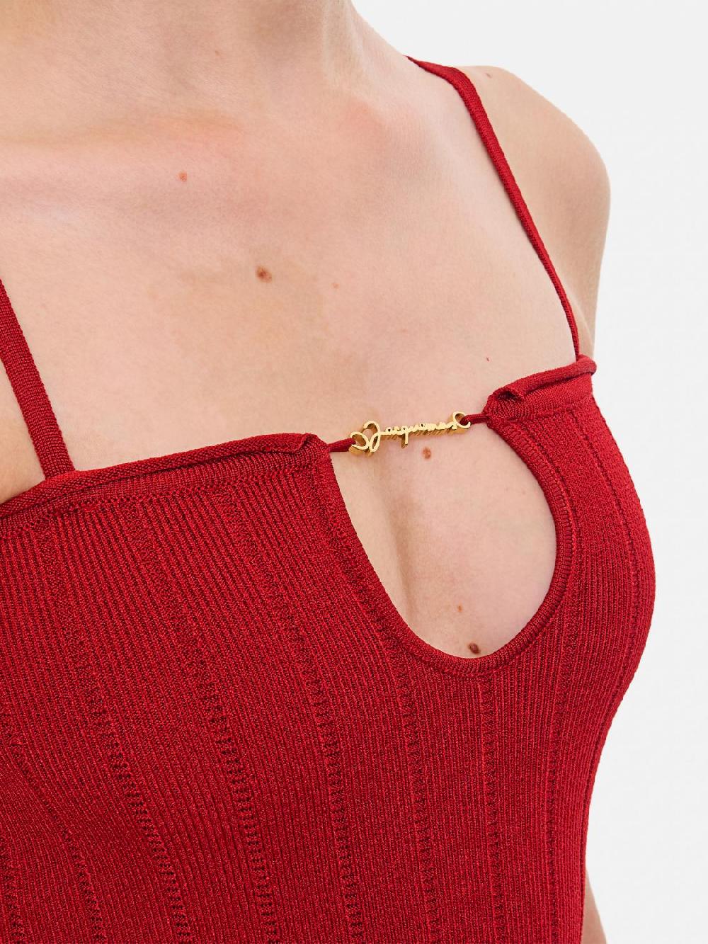 Giglio Abito midi Jacquemus in viscosa Offerta temporanea