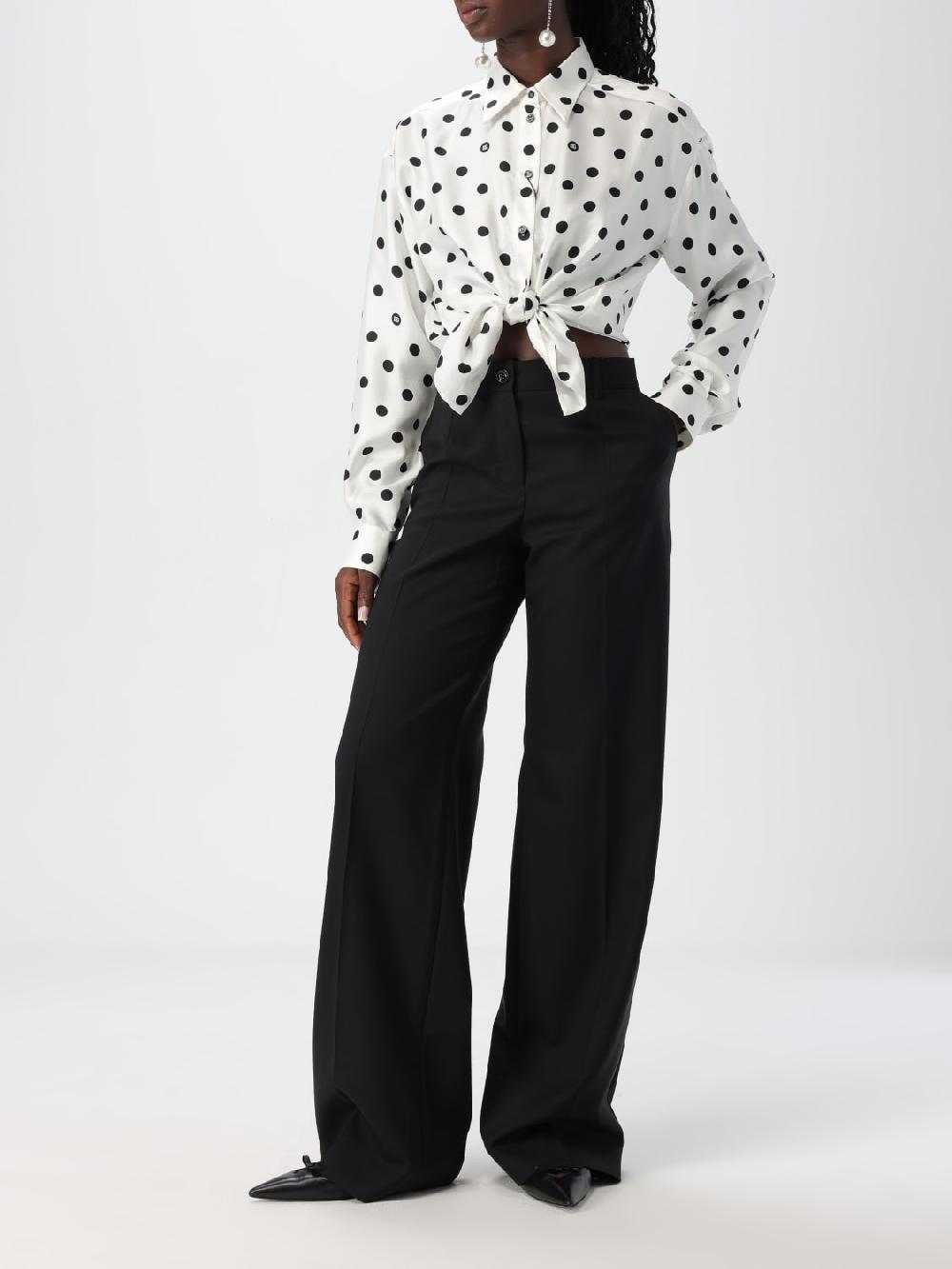 Giglio Camicia Dolce & Gabbana in seta a pois Latest stili