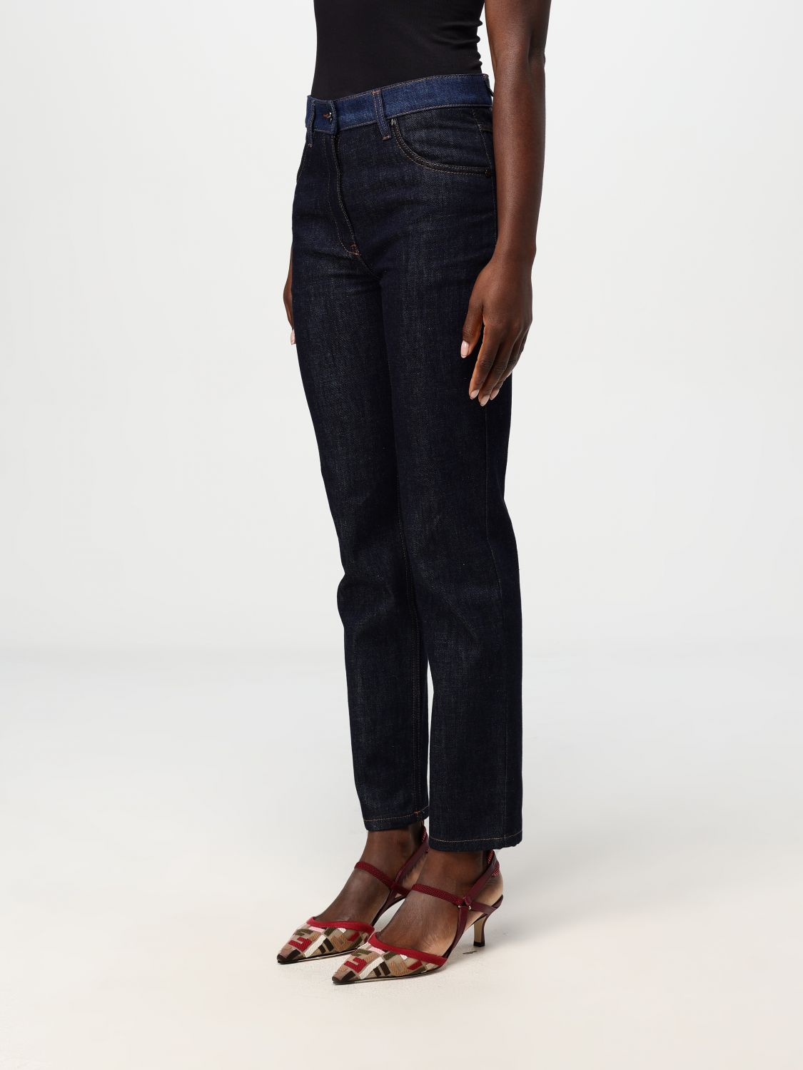 Giglio Jeans Fendi in denim di cotone Limitato a 3 giorni