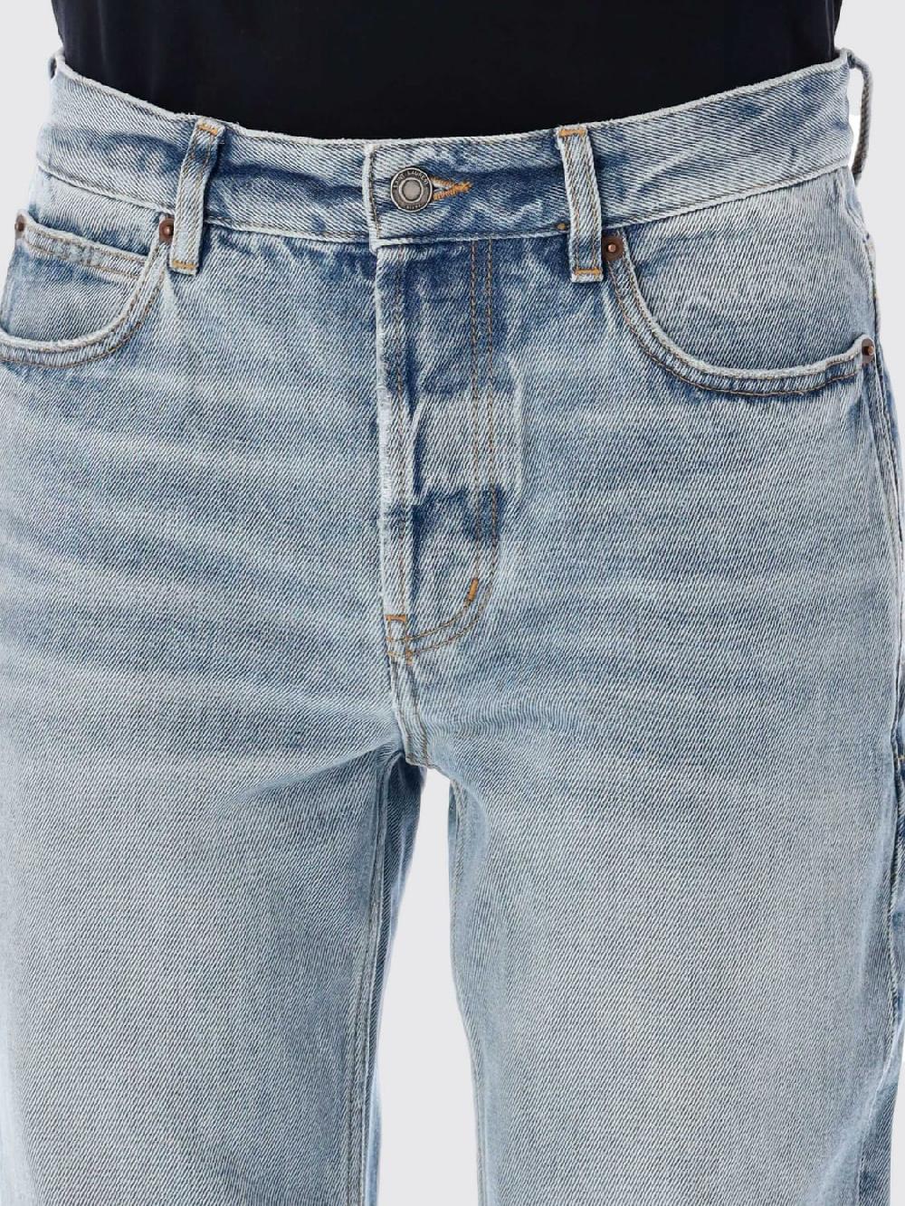 Giglio Jeans Saint Laurent in denim di cotone 2025