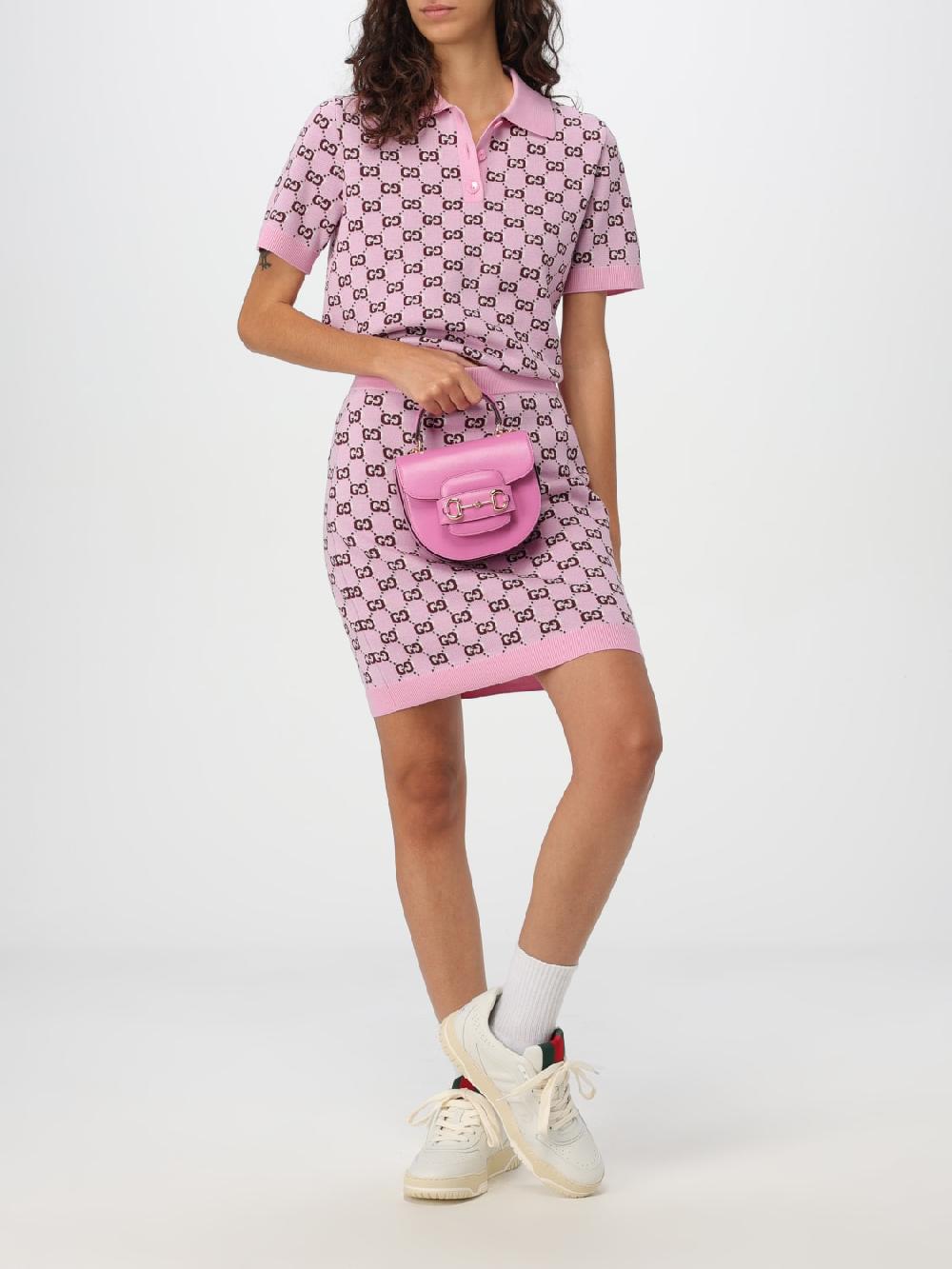 Giglio Gonna Gucci in lana con monogram GG Qualità