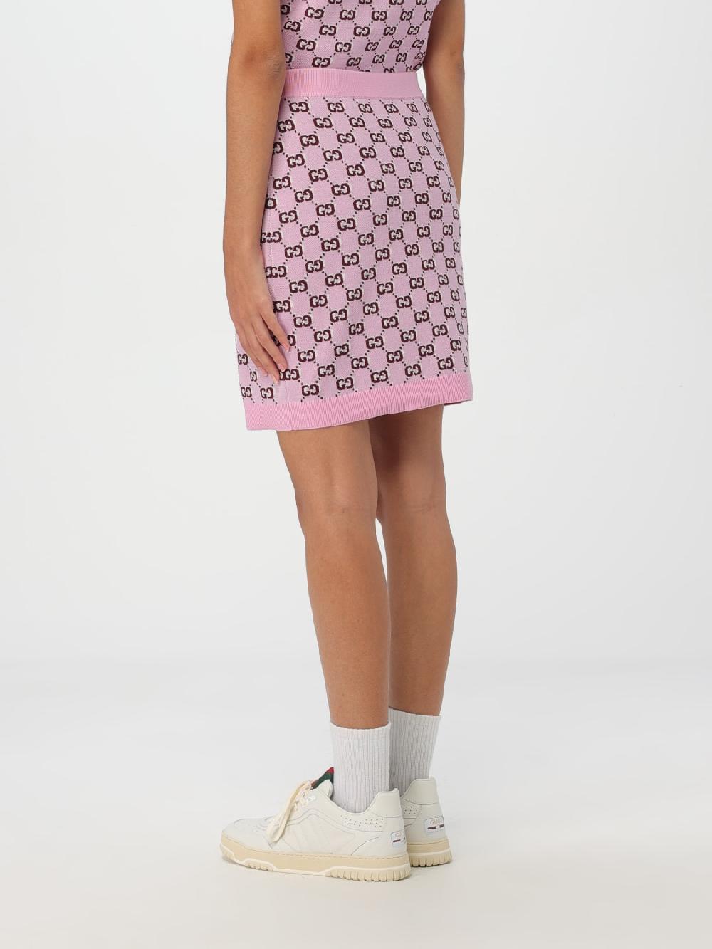 Giglio Gonna Gucci in lana con monogram GG Qualità
