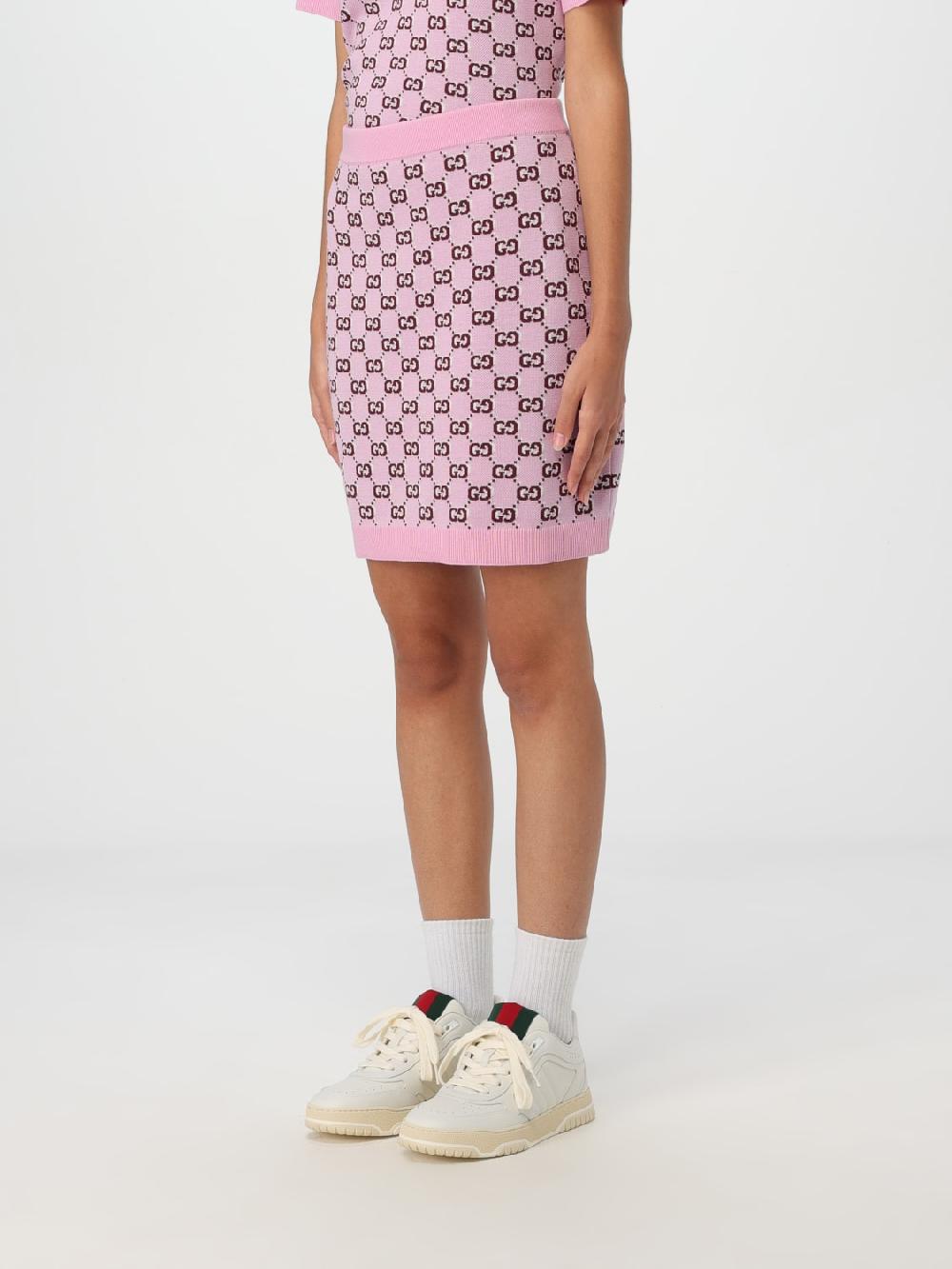 Giglio Gonna Gucci in lana con monogram GG Qualità
