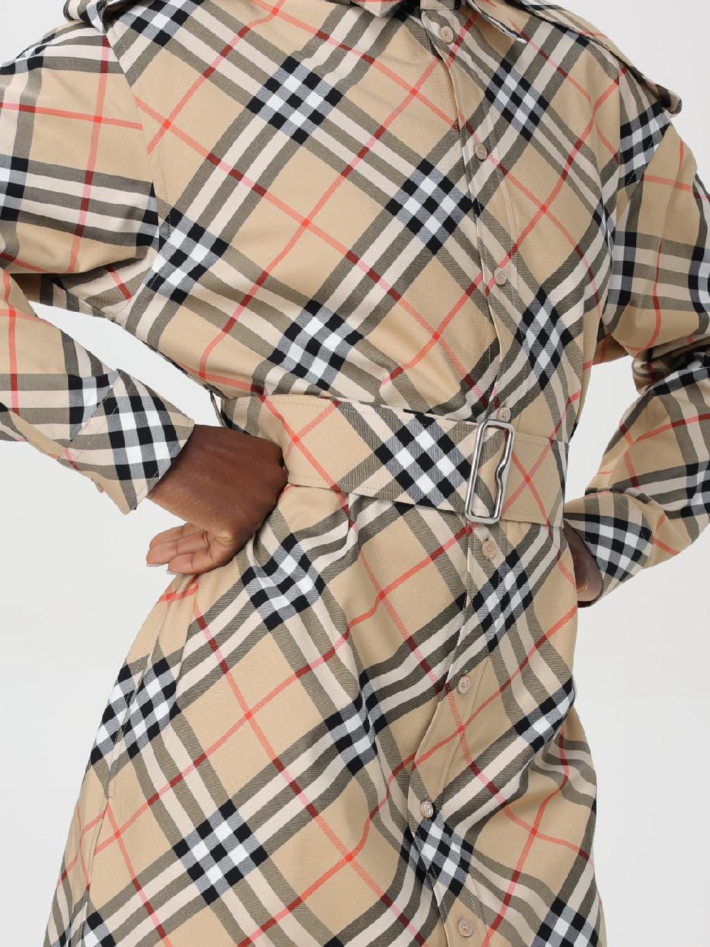 Giglio Abito di cotone check Burberry Qualità Garantita