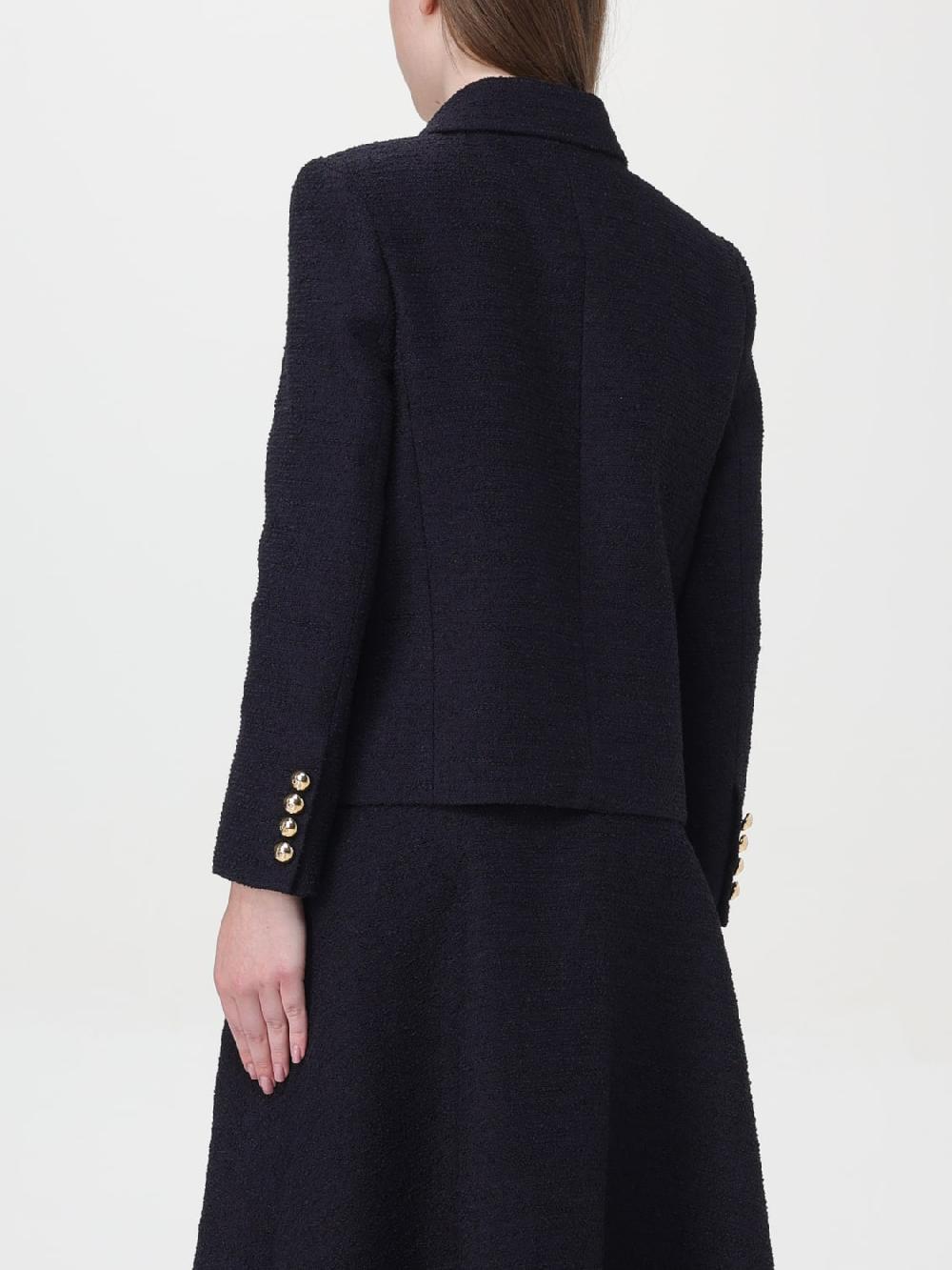 Giglio Giacca in twill di lana VLogo Valentino Saldi Di Fabbrica