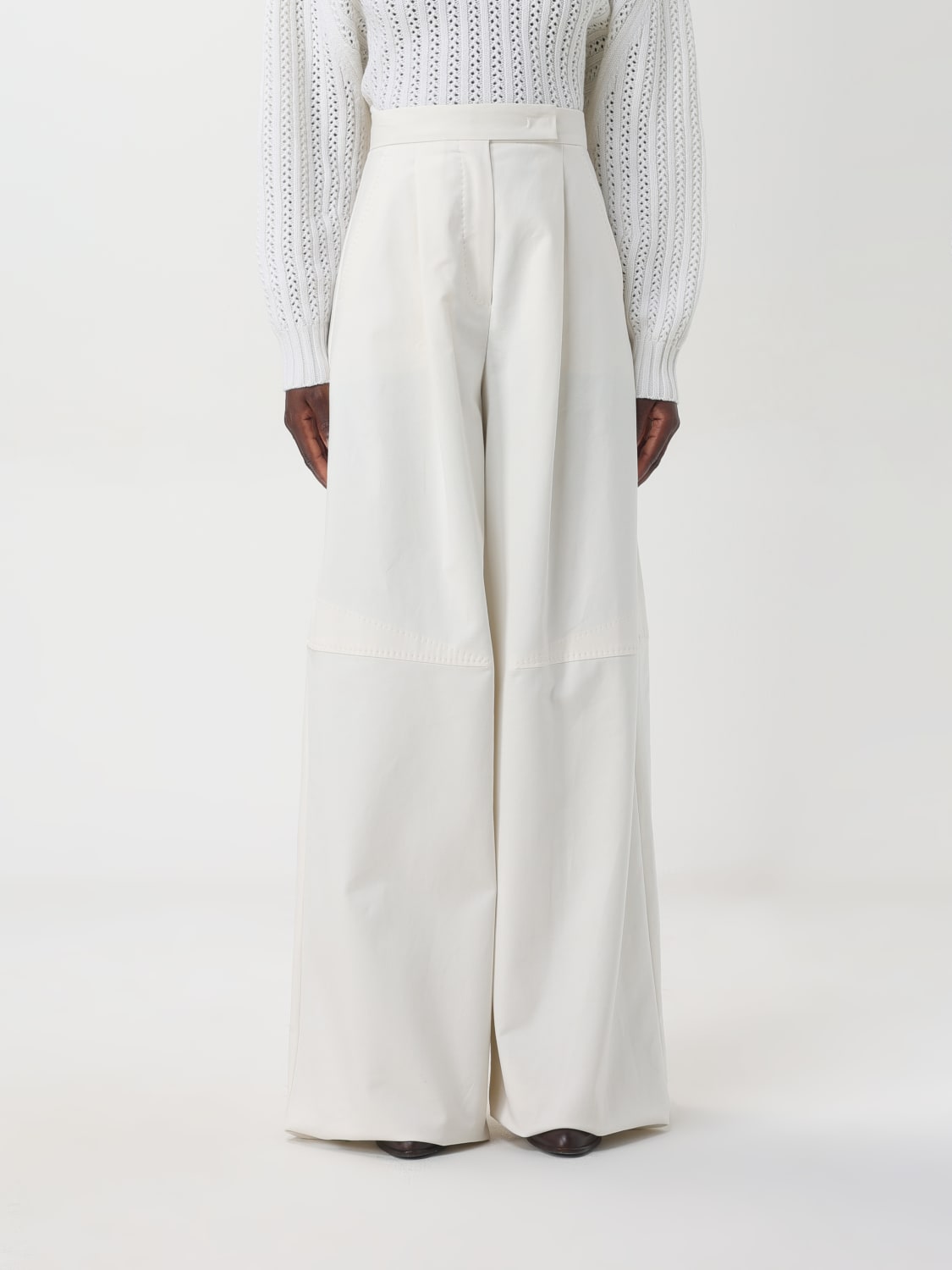 Giglio Pantalone Max Mara in cotone stretch Negozio online di fabbrica