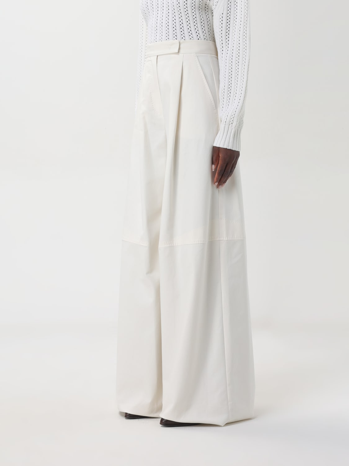 Giglio Pantalone Max Mara in cotone stretch Negozio online di fabbrica