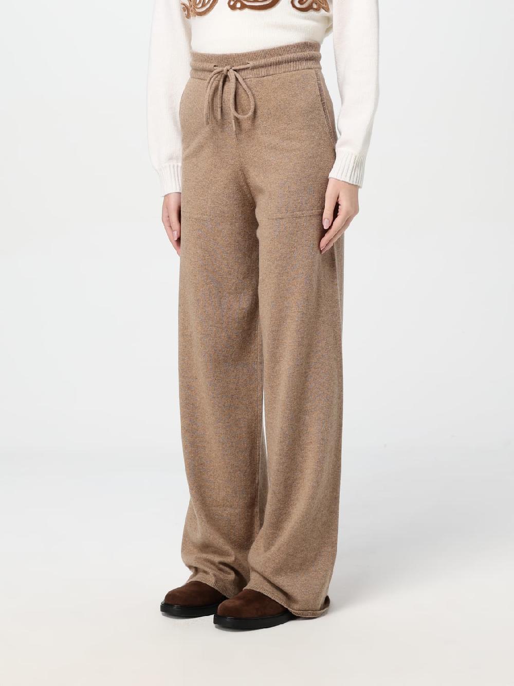 Giglio Pantalone Max Mara in misto lana Comprare a buon mercato