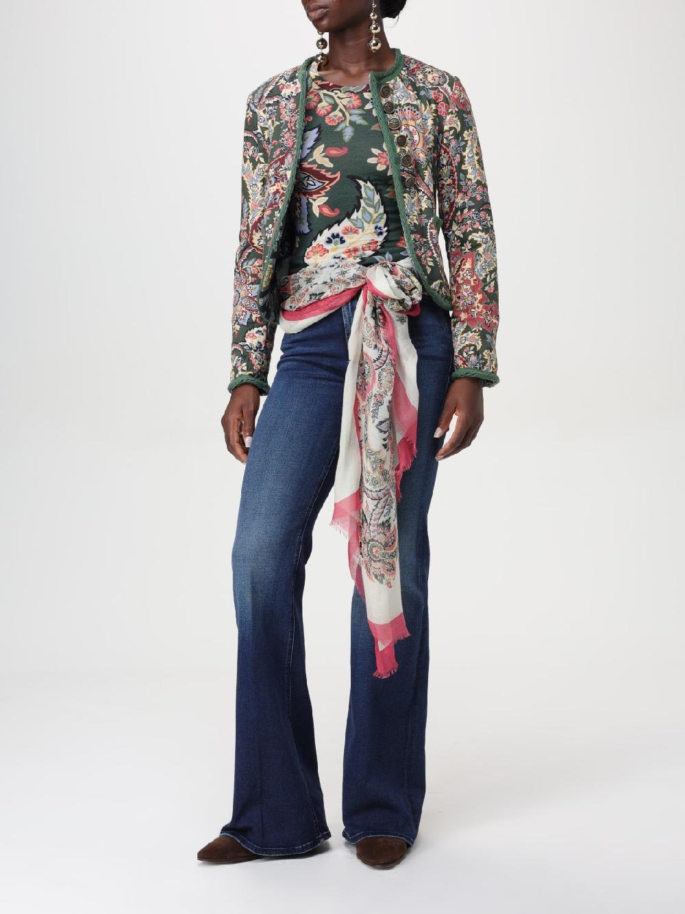 Giglio Top Etro in misto lana Paisley Offerta per la Festa della Mamma