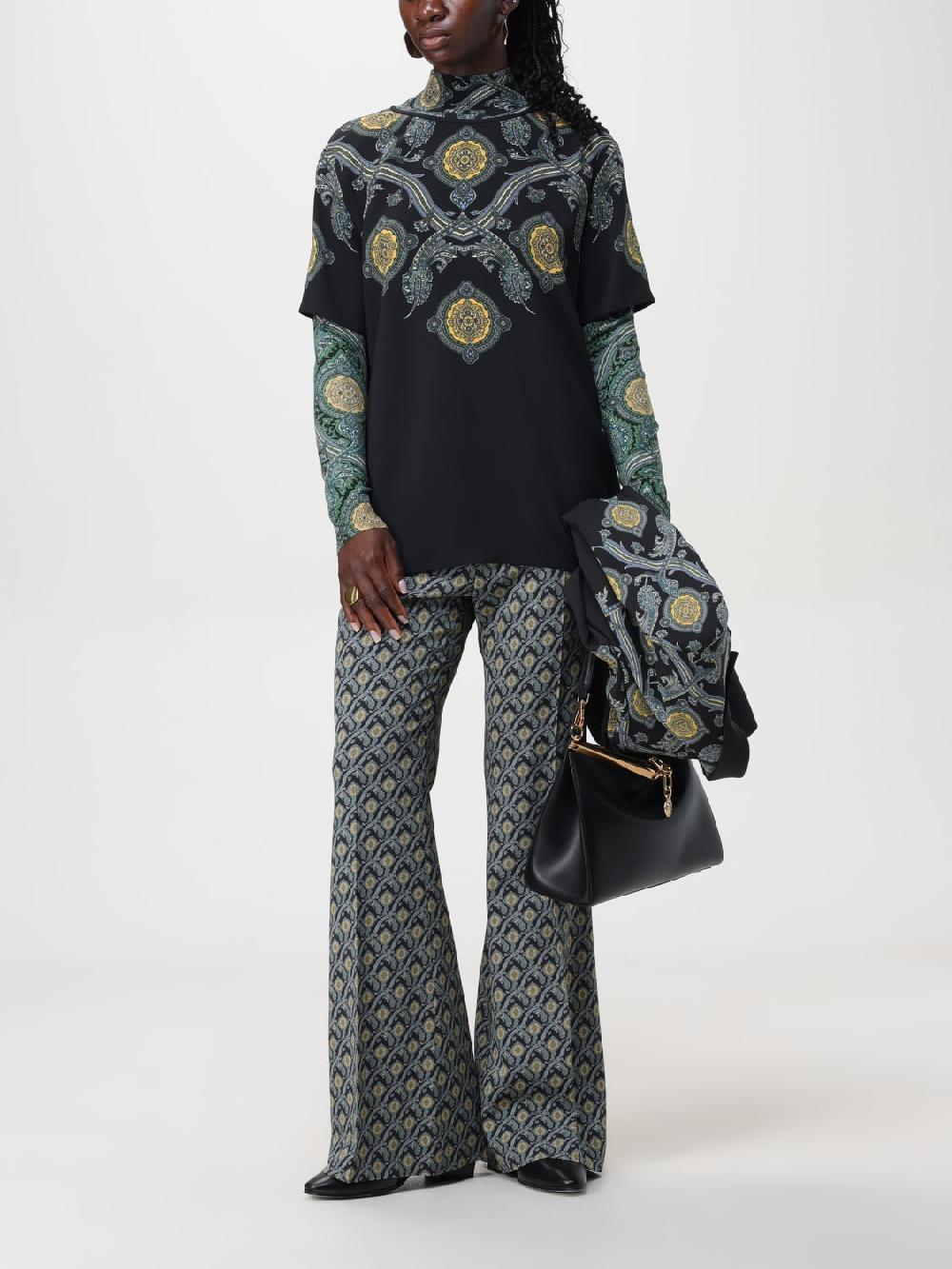Giglio Top in viscosa Etro a fantasia etnica Offerta San Valentino