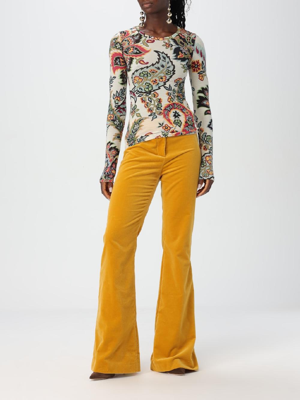 Giglio Top Etro in misto lana Paisley Online Outlet