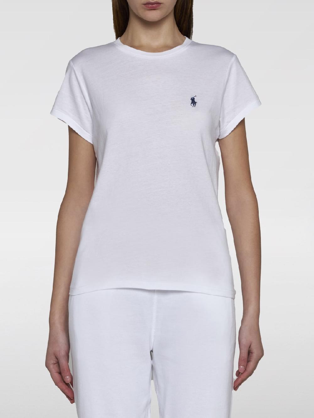 Giglio T-shirt di cotone Polo Ralph Lauren