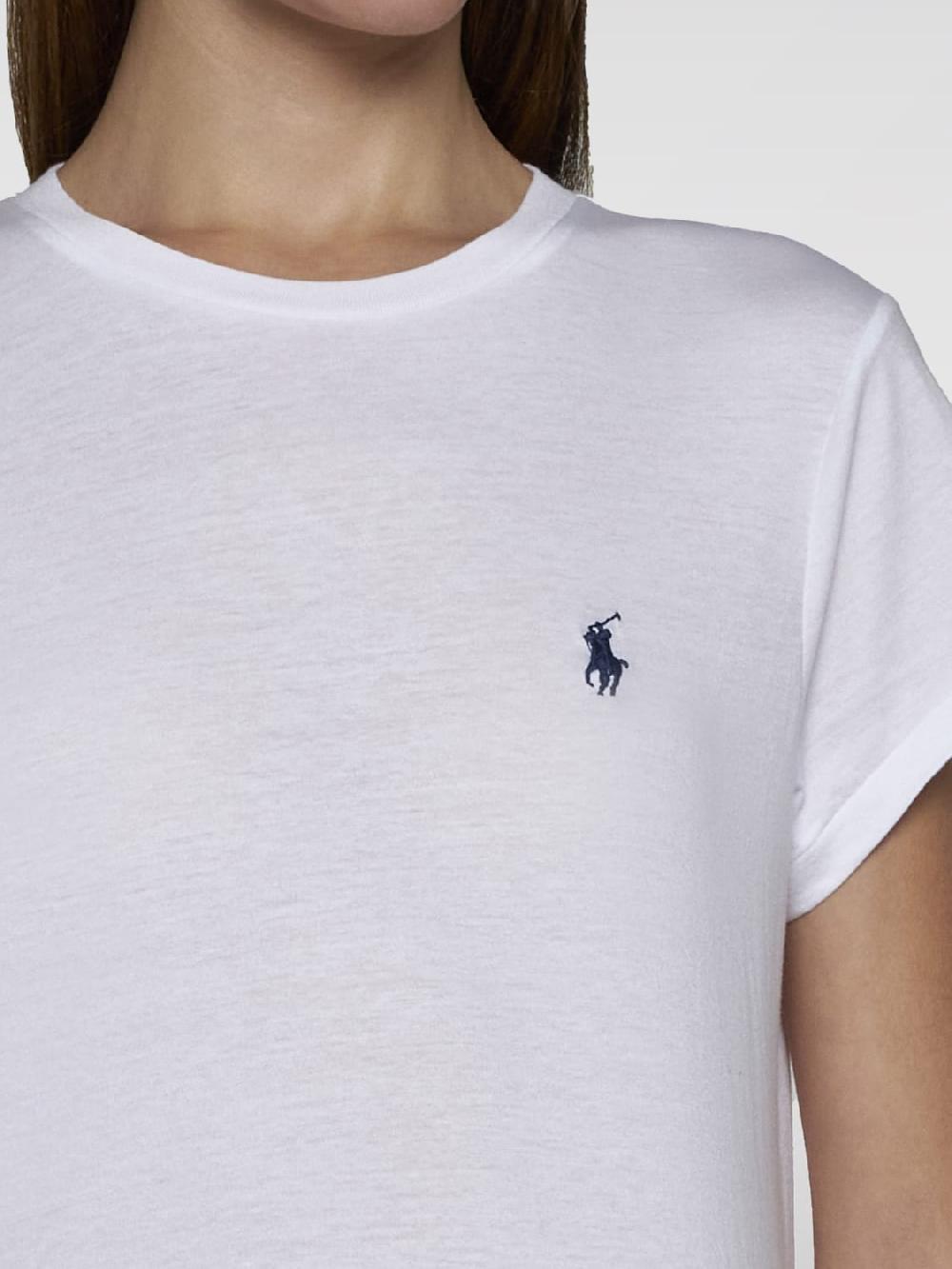 Giglio T-shirt di cotone Polo Ralph Lauren Grandi sconti